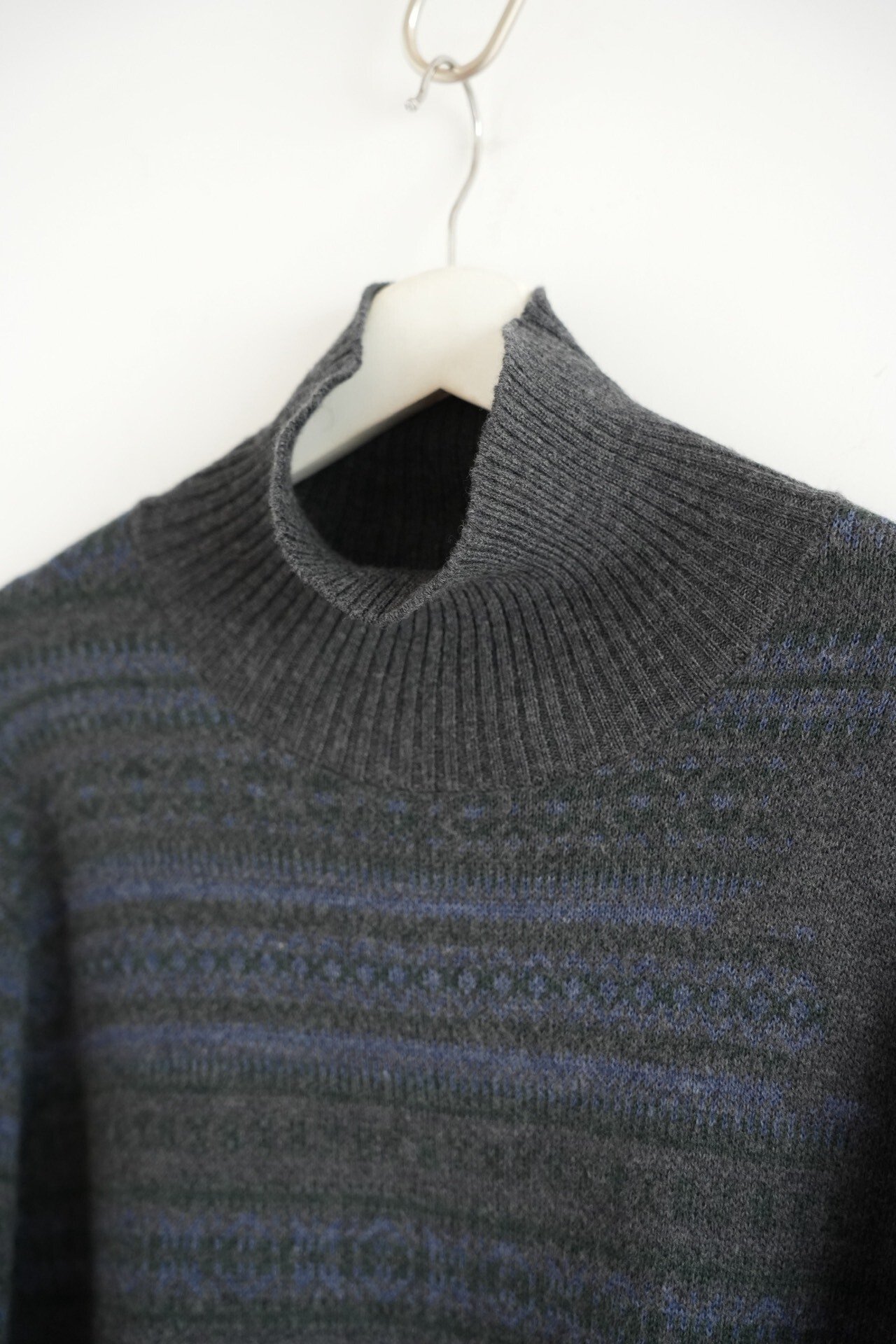Yohji Yamamoto 24AW Stripe Turtleneck Sweater — back