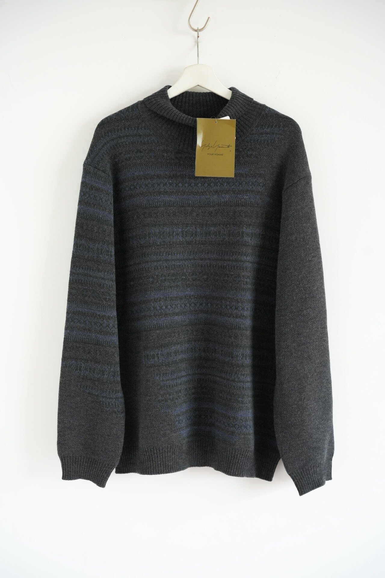 Yohji Yamamoto 24AW Stripe Turtleneck Sweater