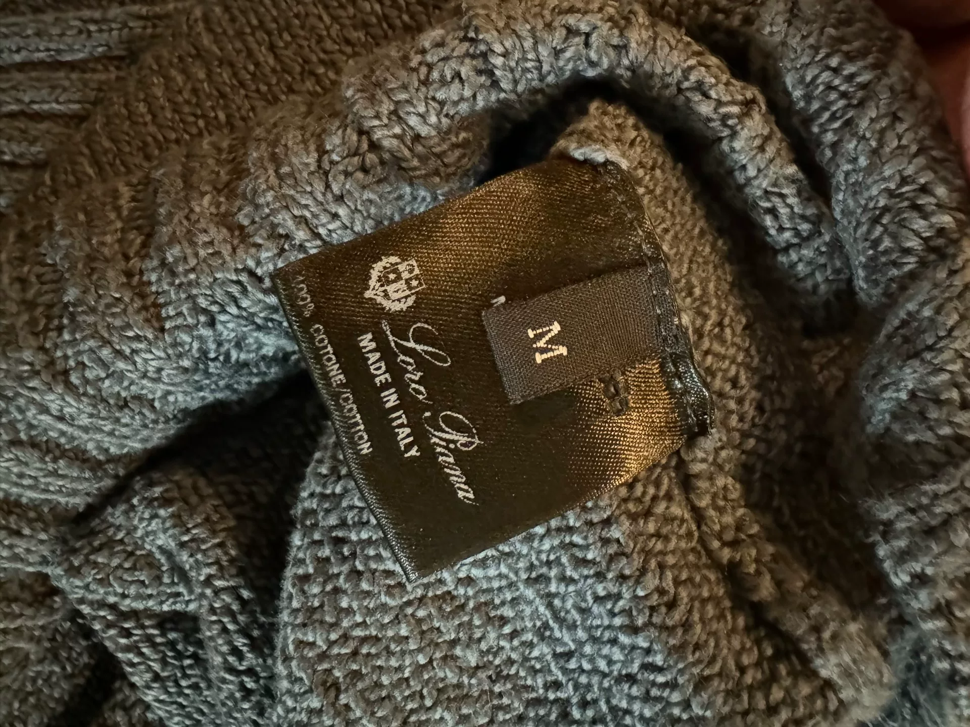 Loro Piana 21FW Hiroshi Fujiwara Sweatshirt — label