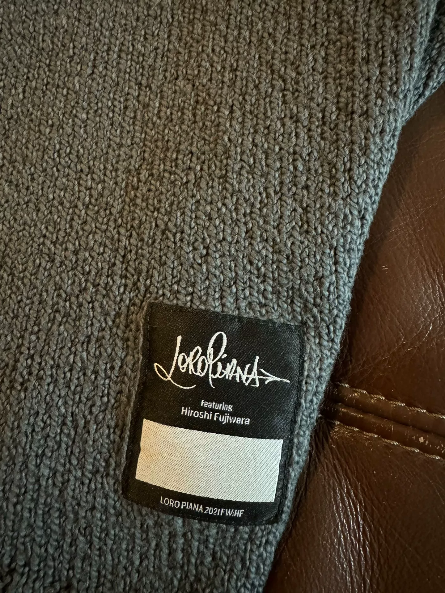 Loro Piana 21FW Hiroshi Fujiwara Sweatshirt — back