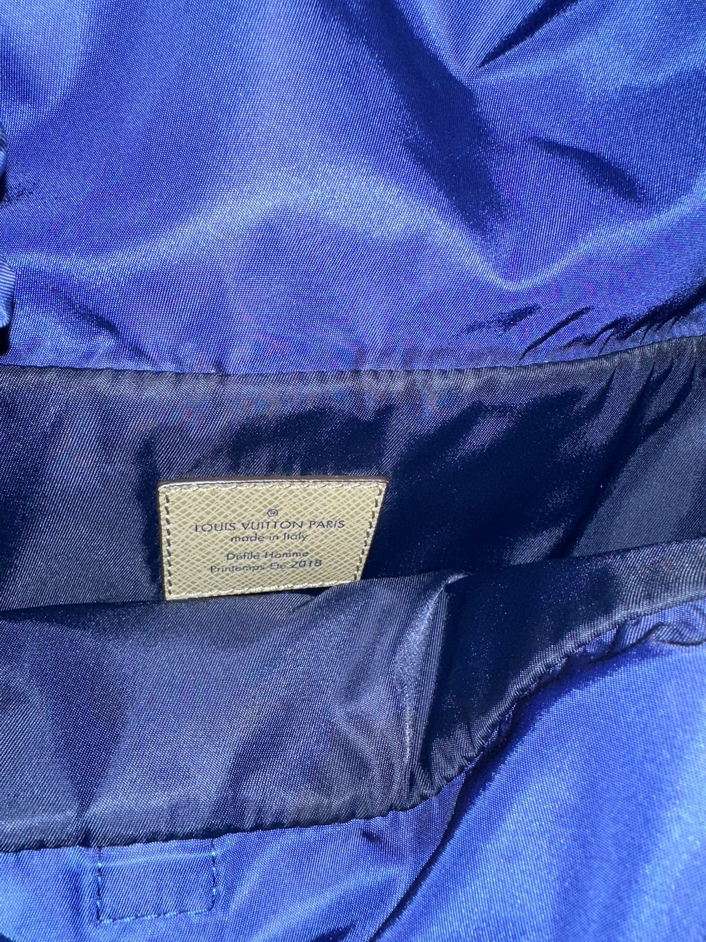LV Louis Vuitton Mountaineering Backpack — label