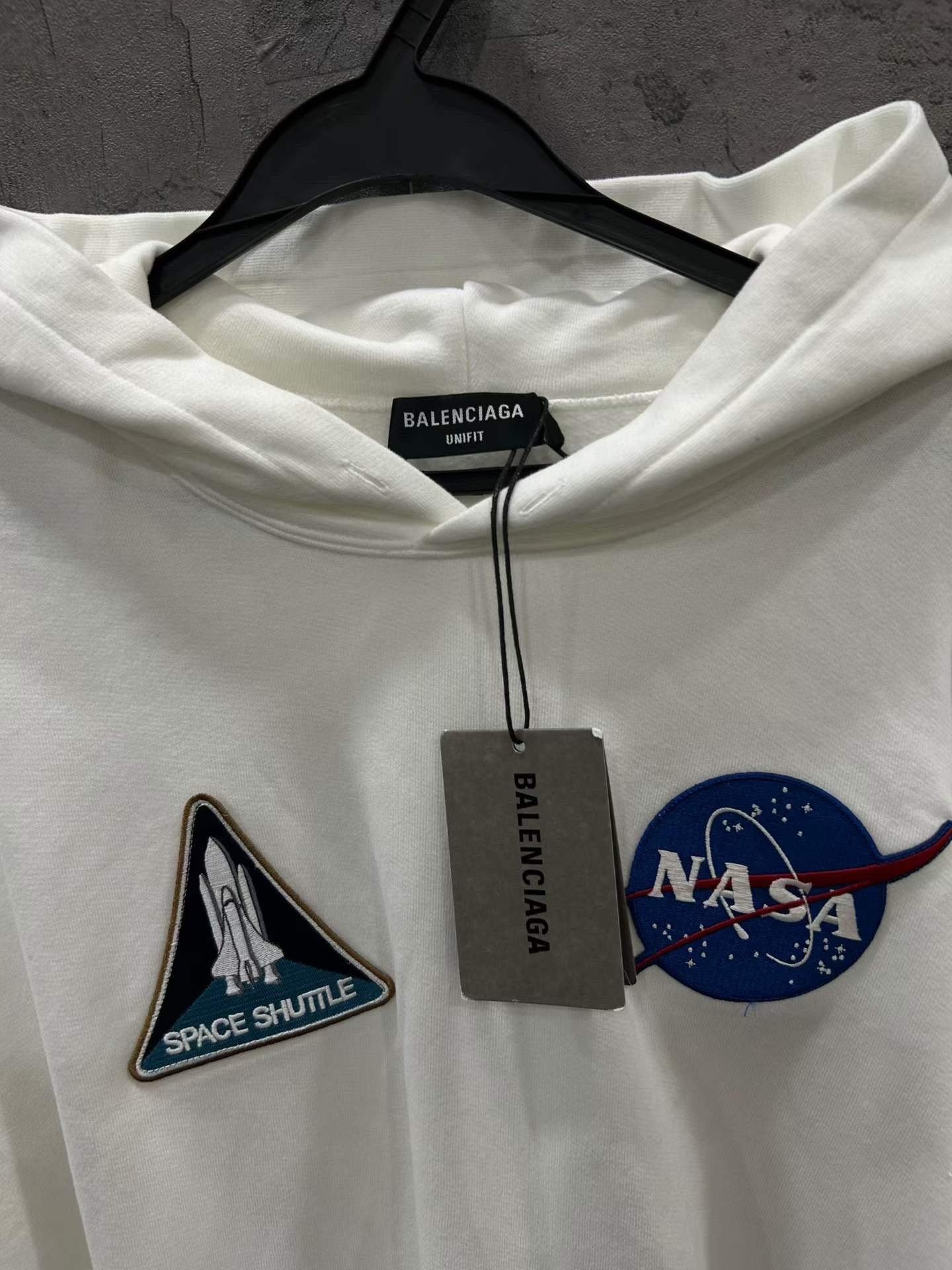 Balenciaga NASA Collaboration Hoodie — back