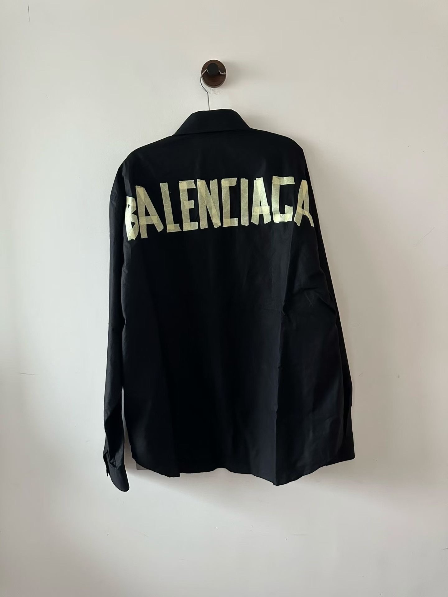 Balenciaga Black Back Logo Shirt
