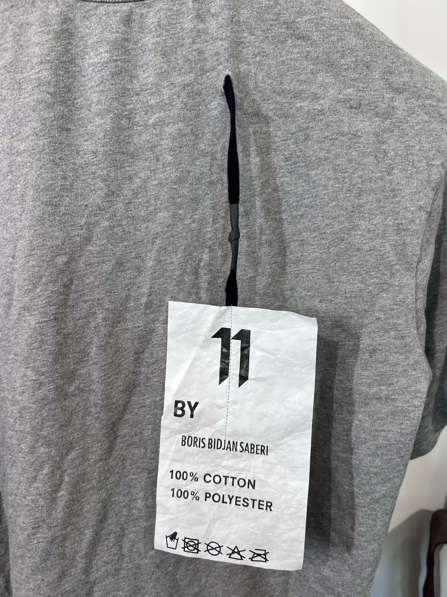 Boris Bidjan Saberi 11by bbs Nylon Panel T-shirt — back