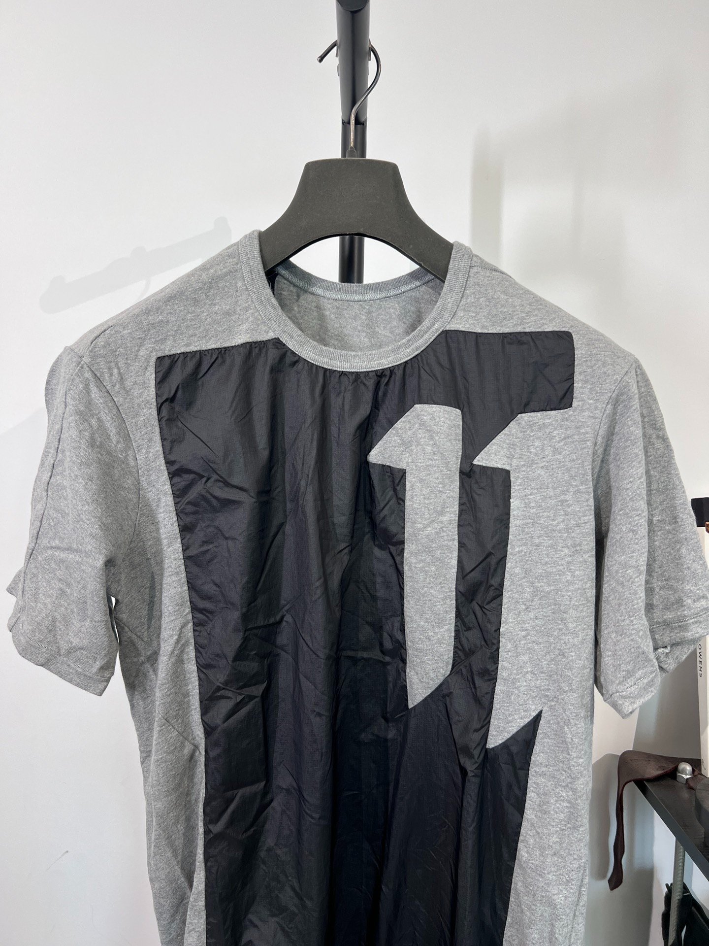 Boris Bidjan Saberi 11by bbs Nylon Panel T-shirt — detail