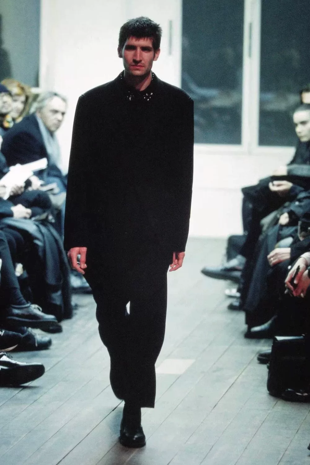 Yohji Yamamoto 00AW Hand-Beaded Shirt — detail