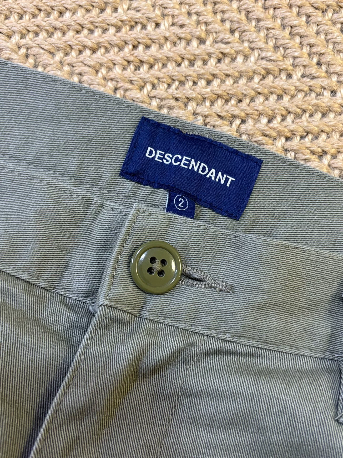 DESCENDANT DWU Cargo Shorts — back