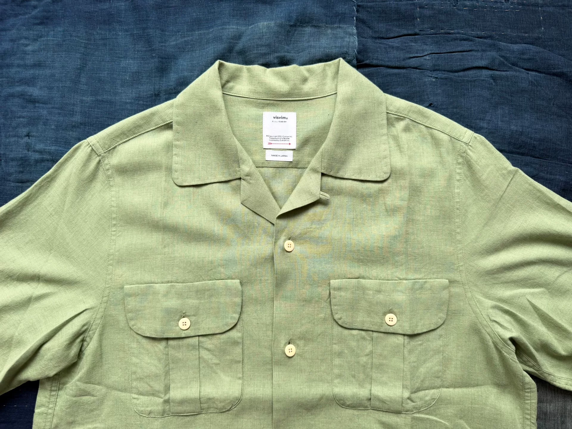 Visvim 24SS Keesey G.S. Short Sleeve Shirt — back