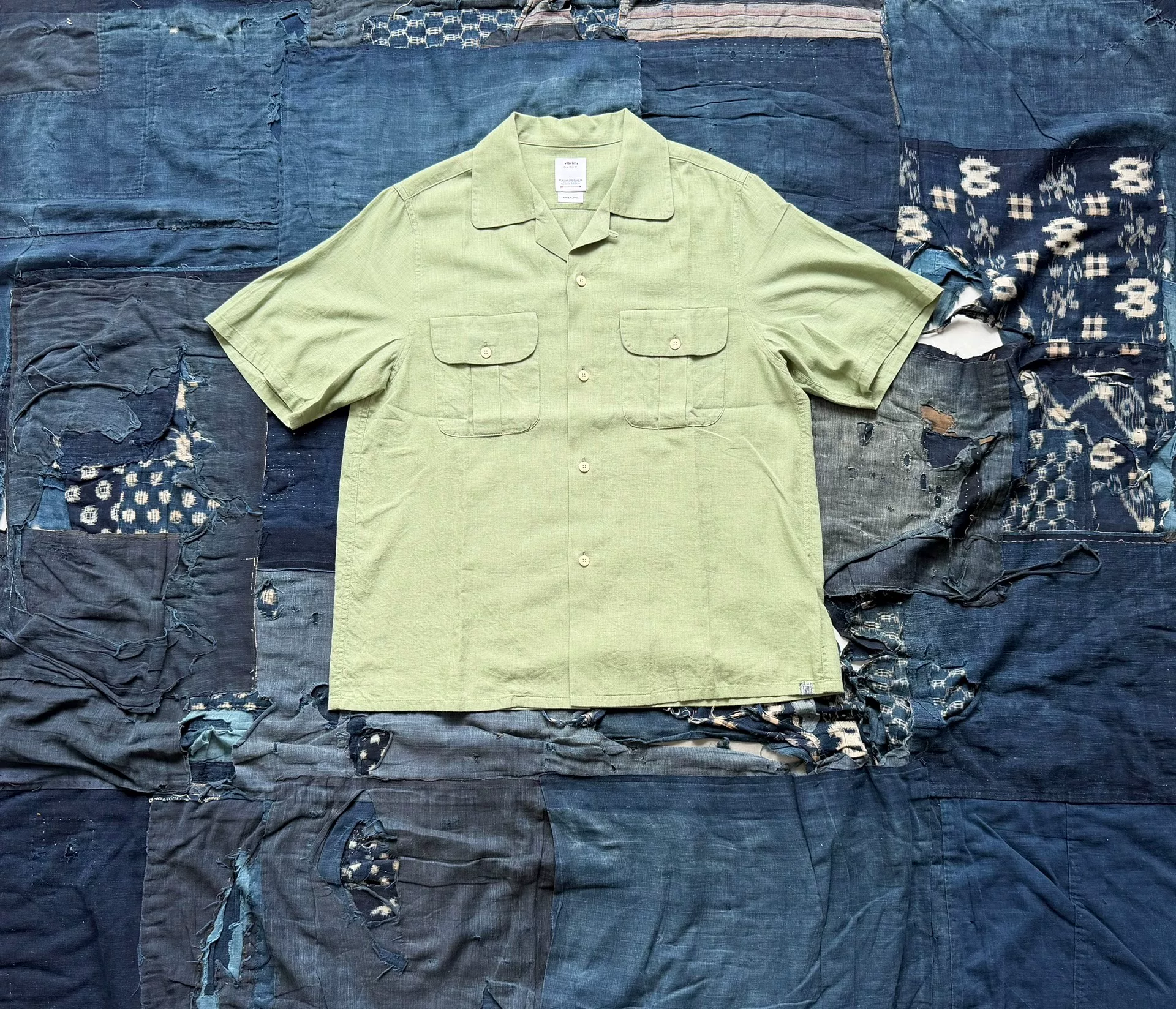 Visvim 24SS Keesey G.S. Short Sleeve Shirt