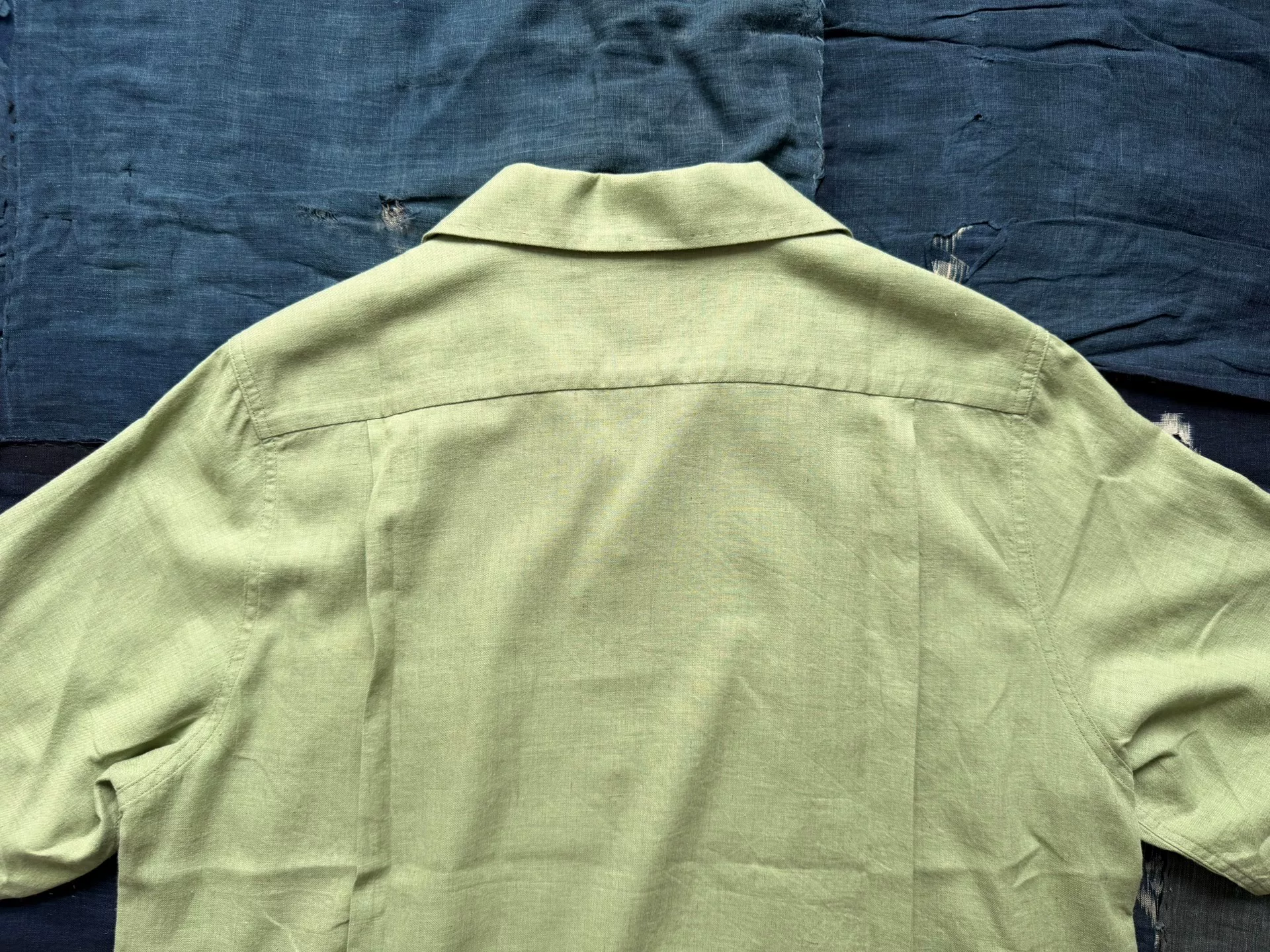 Visvim 24SS Keesey G.S. Short Sleeve Shirt — label