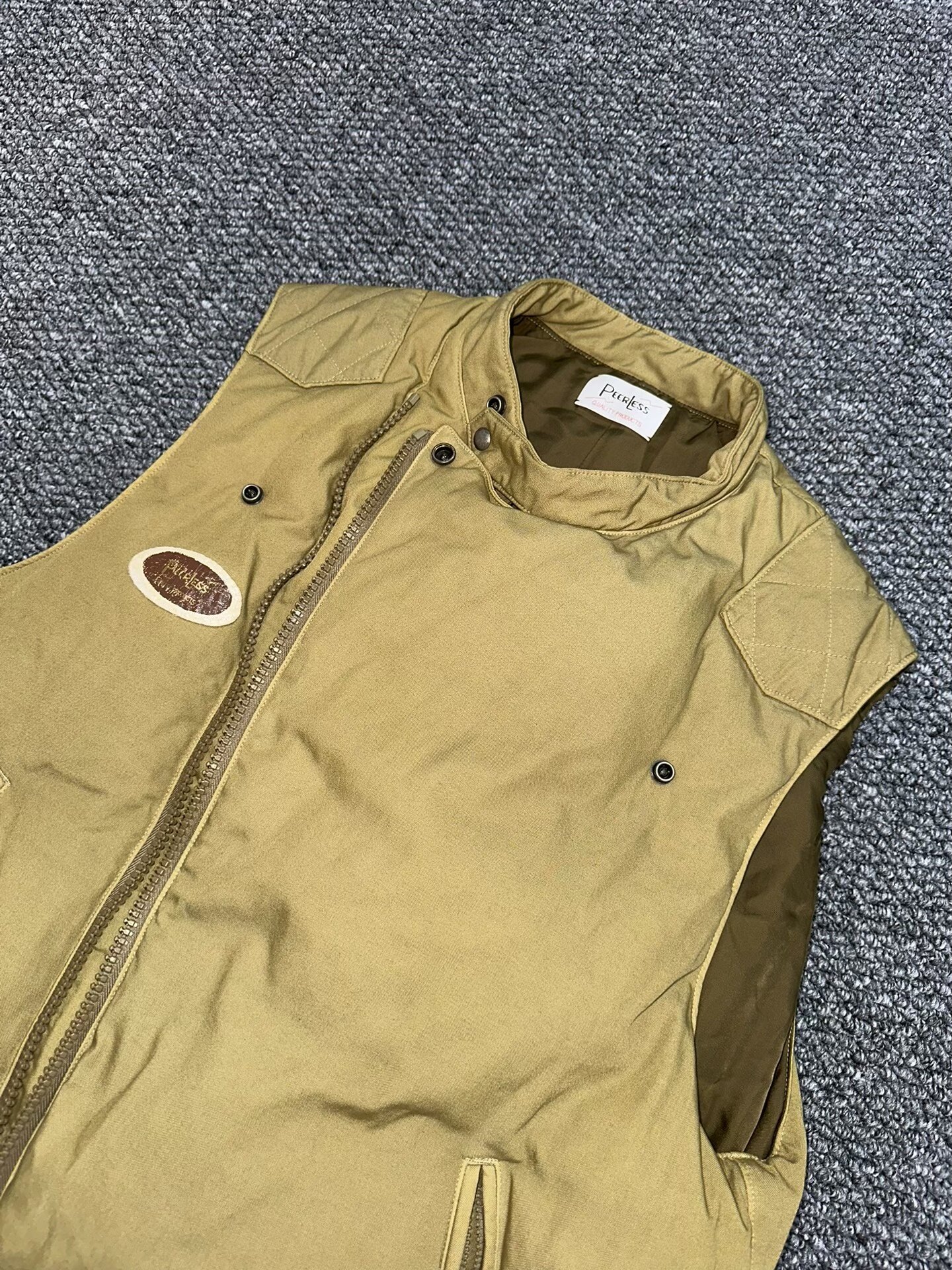 visvim strabler down vest — back