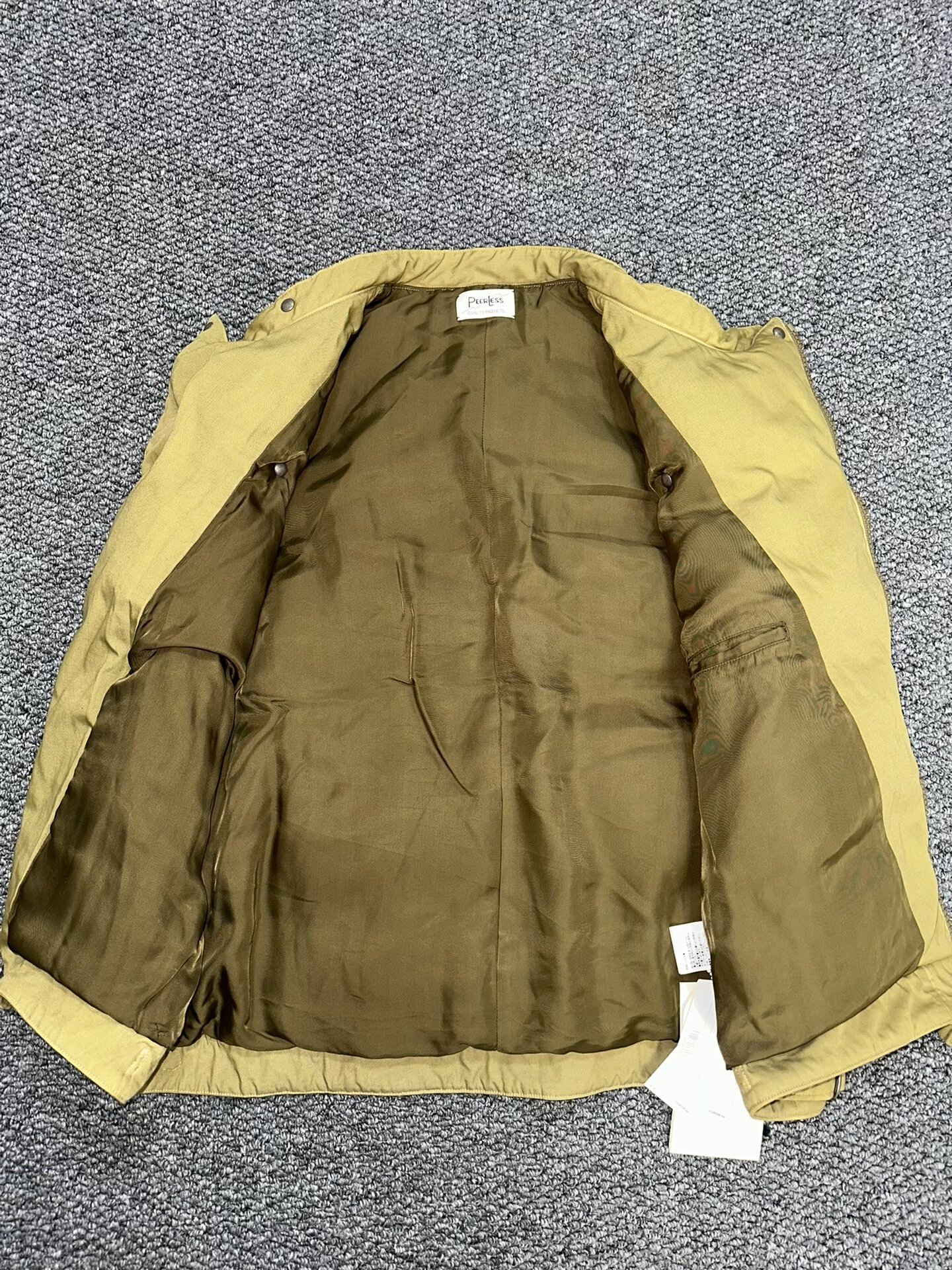 visvim strabler down vest — front