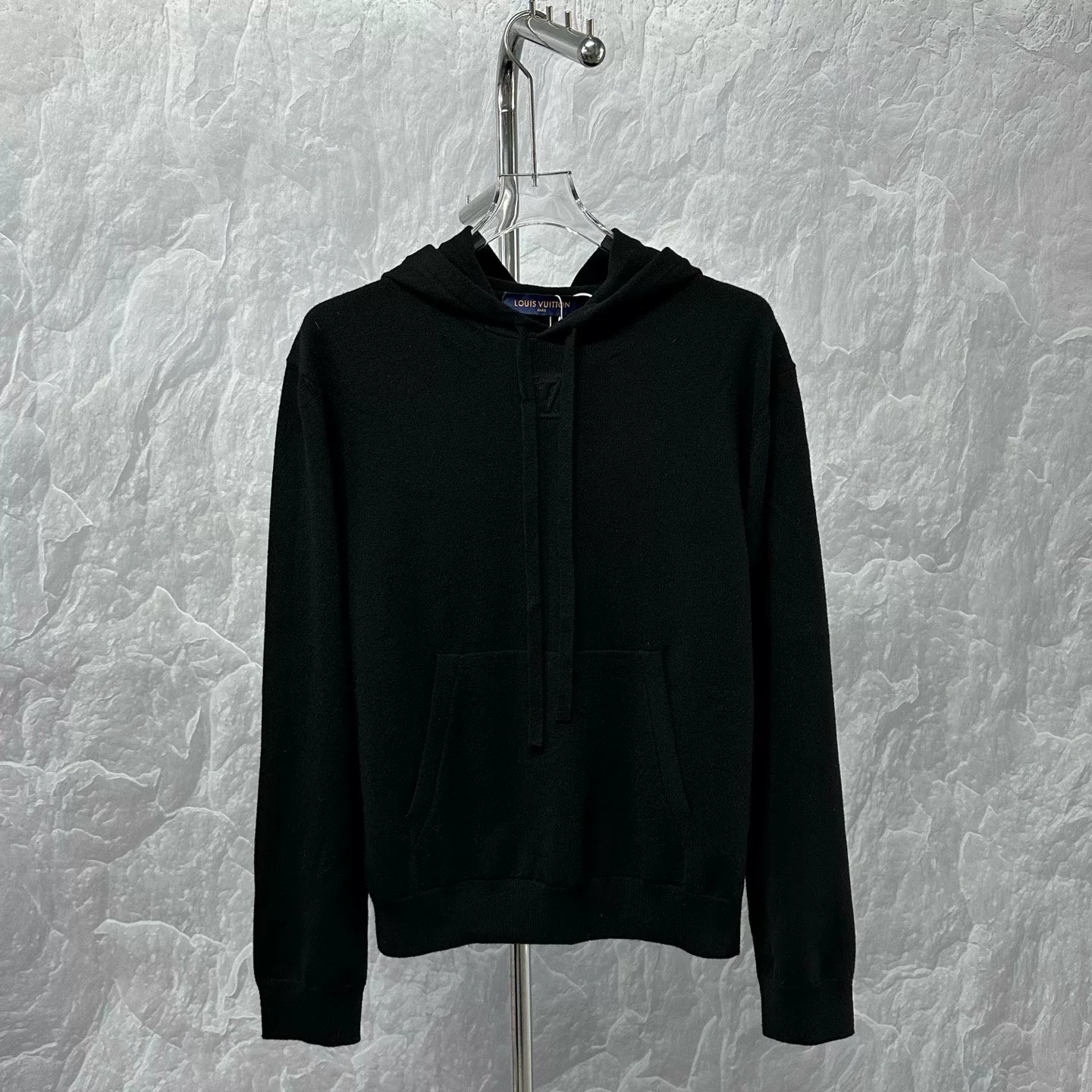 Louis Vuitton LV Embossed Logo Wool Hoodie