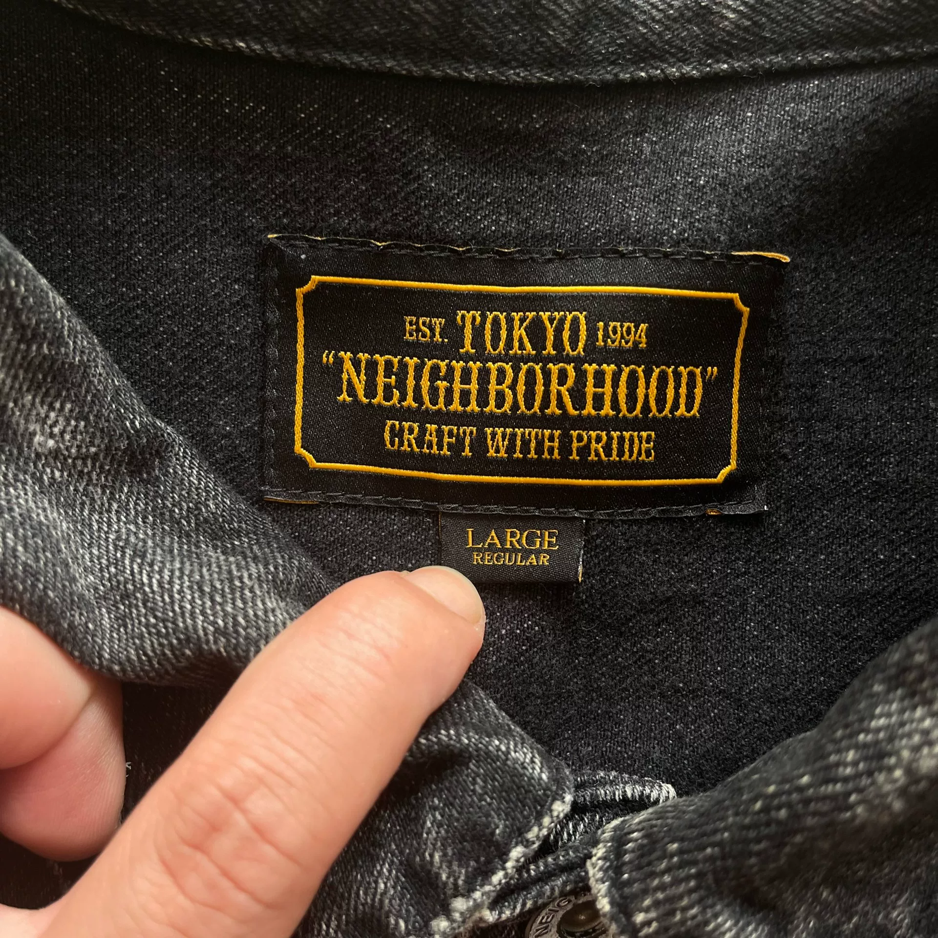 Neighborhood 20ss Stockman Denim Jacket — back