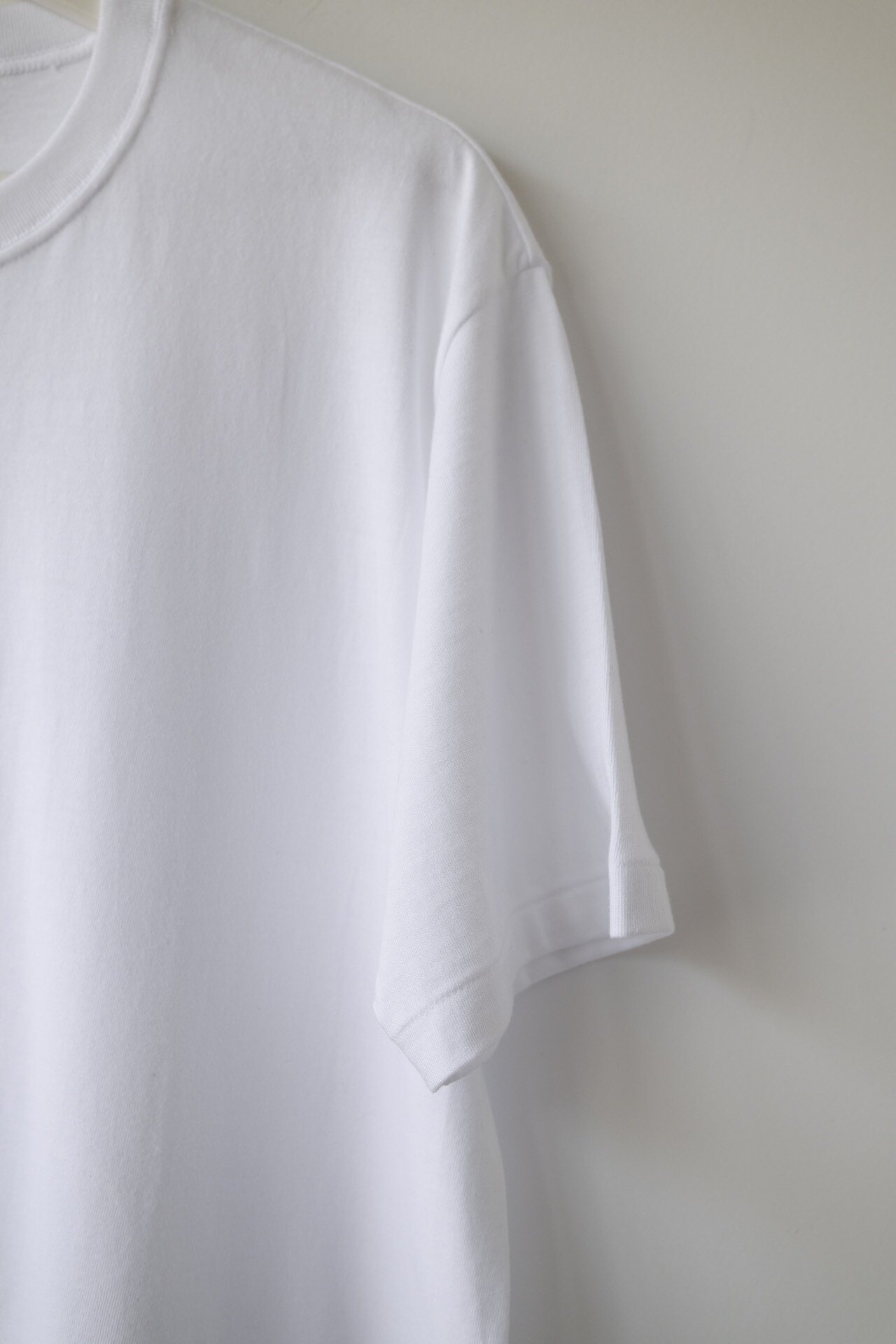 Yohji Yamamoto 26AW Minimalist Signature Tee — detail