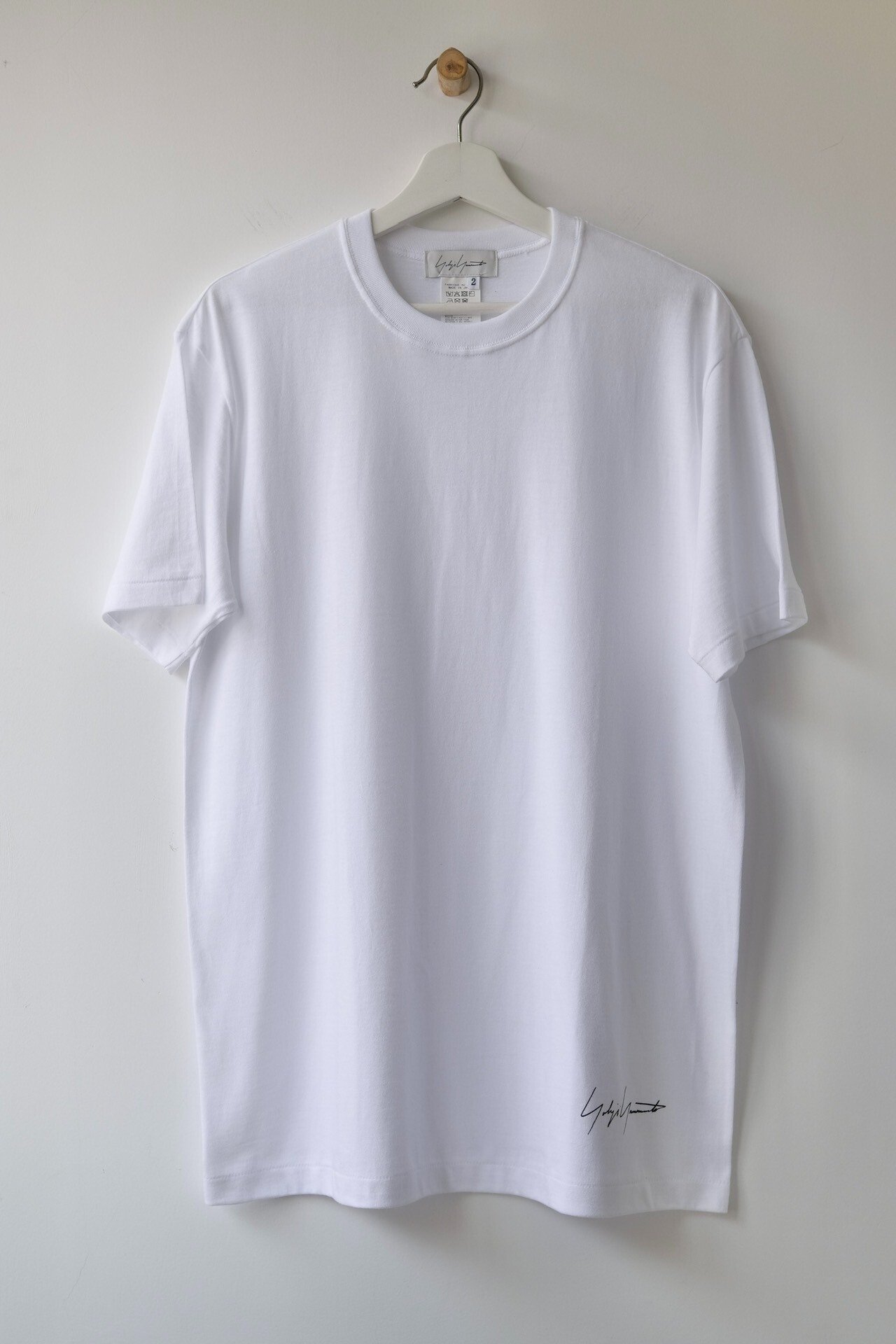 Yohji Yamamoto 26AW Minimalist Signature Tee