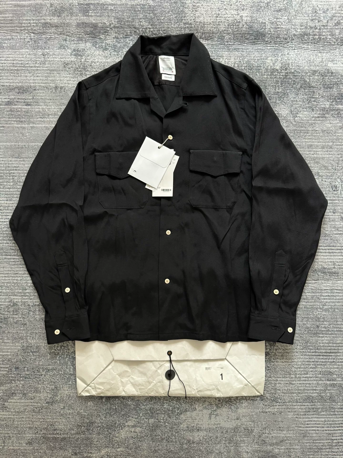 VISVIM 23AW Keesey Cuban Collar Shirt