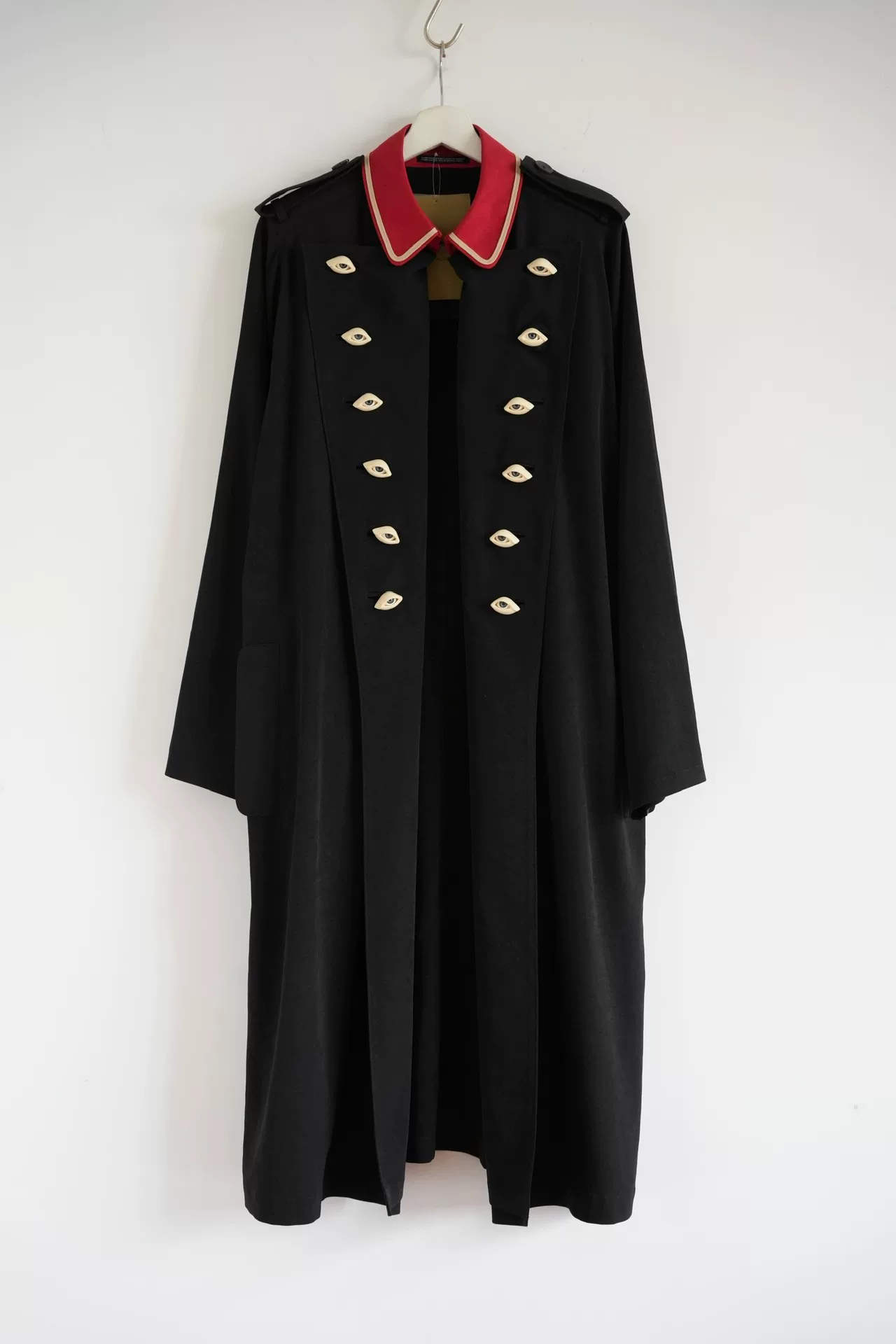 Yohji Yamamoto 21SS Red Collar Napoleon Coat