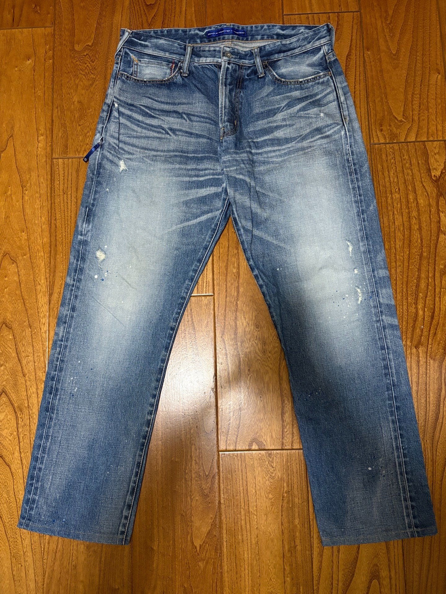 Denim by Vanquish & Fragment Washed Lightning Jeans