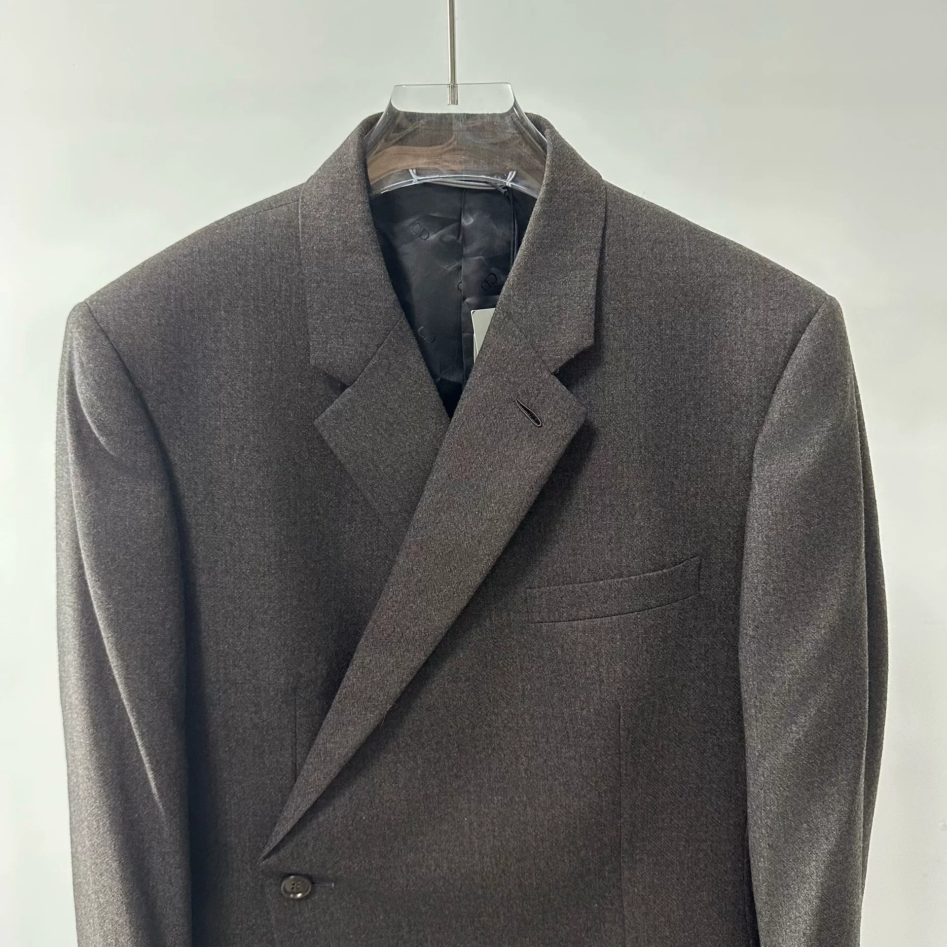 Dior Wool Asymmetrical Button Suit — front