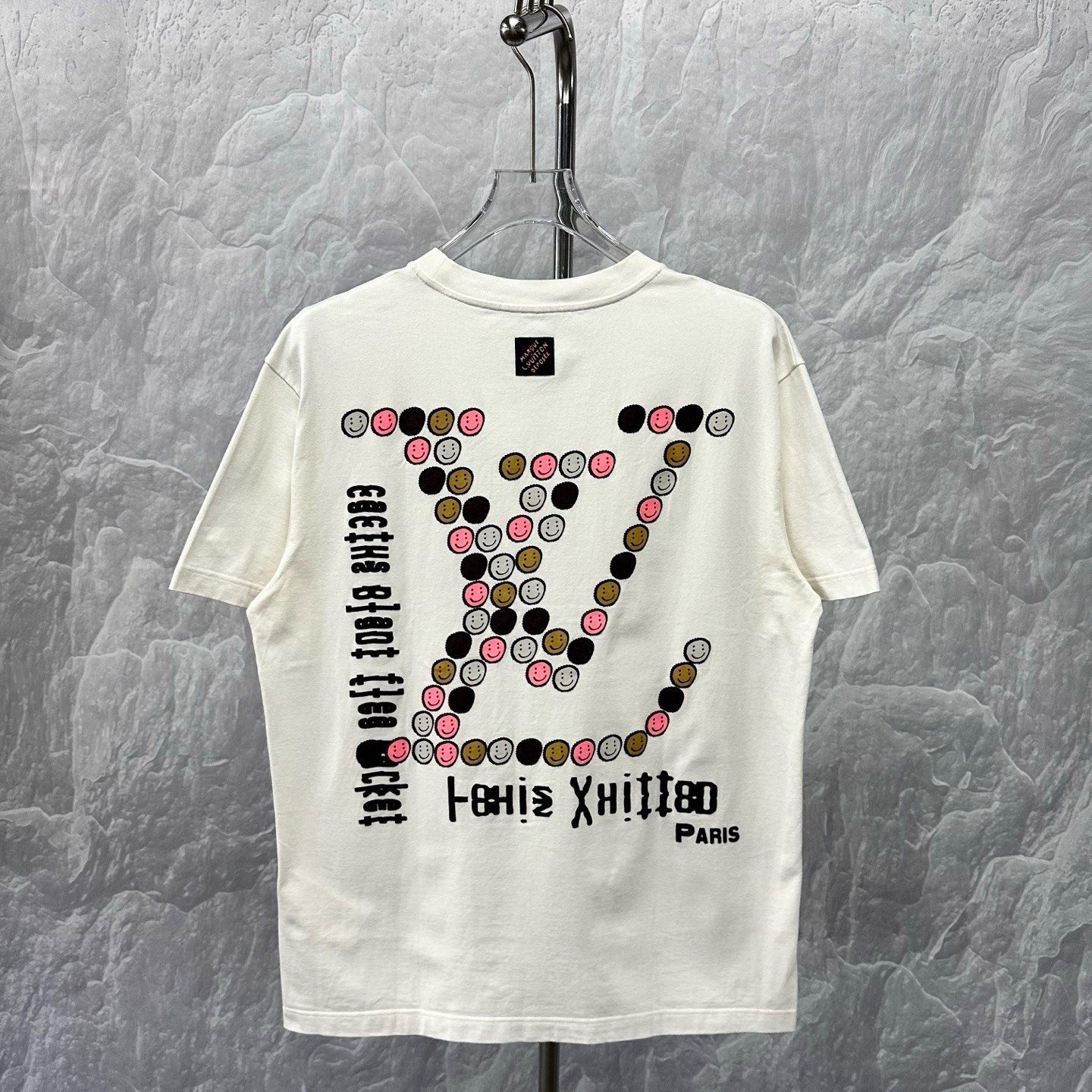 Louis Vuitton LV x CPFM Smiley Logo Tee — back