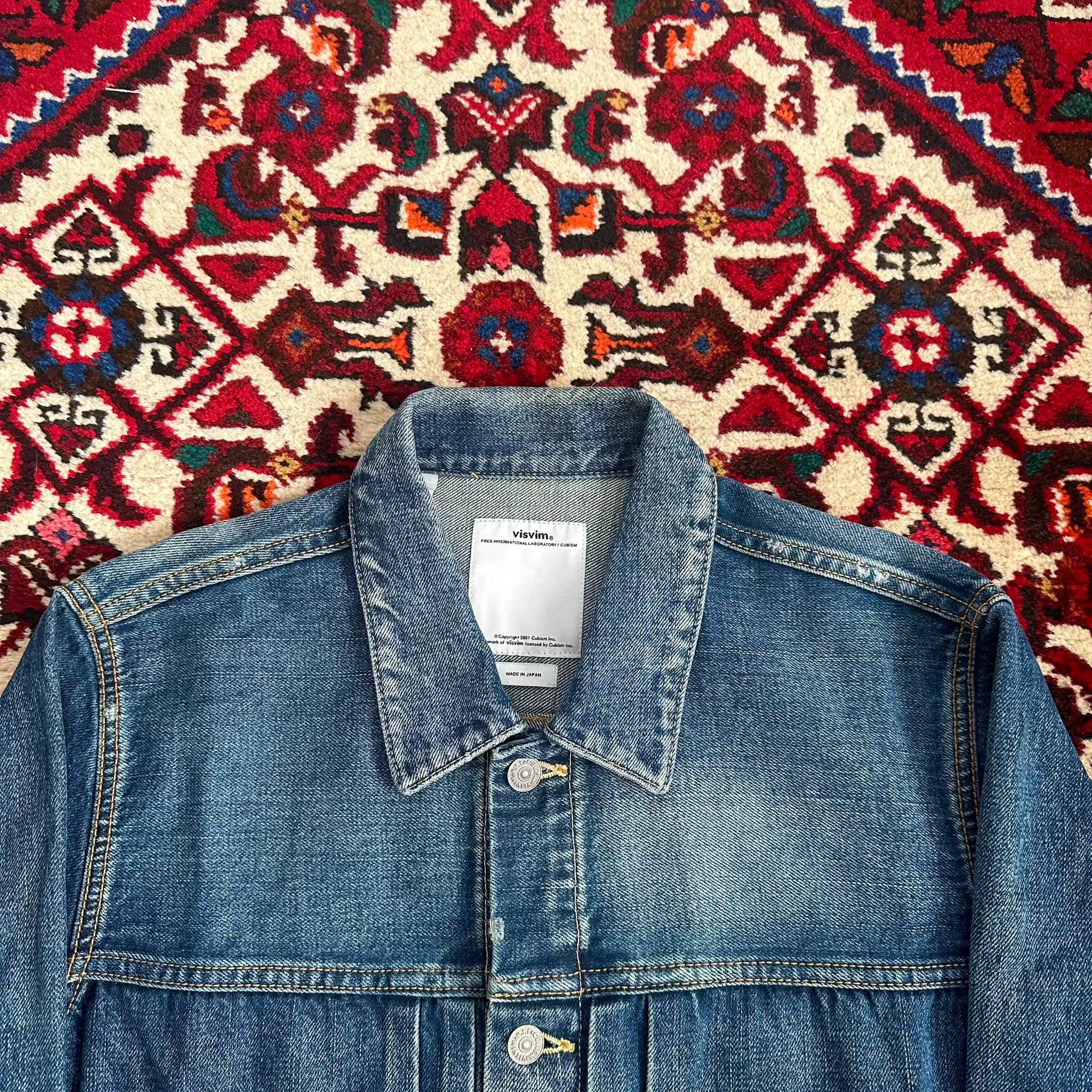 visvim 101 11AW Denim Jacket — detail