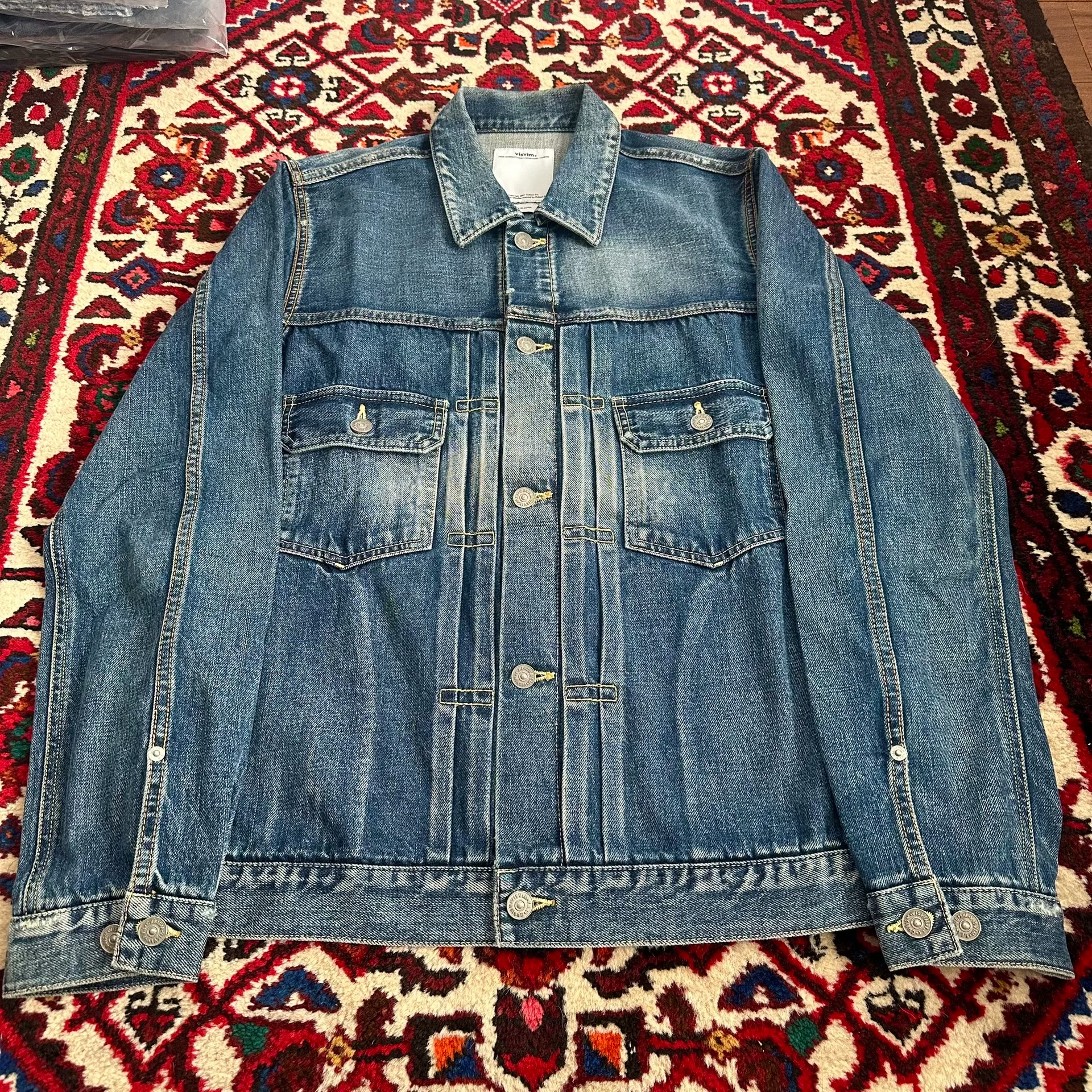 visvim 101 11AW Denim Jacket — back