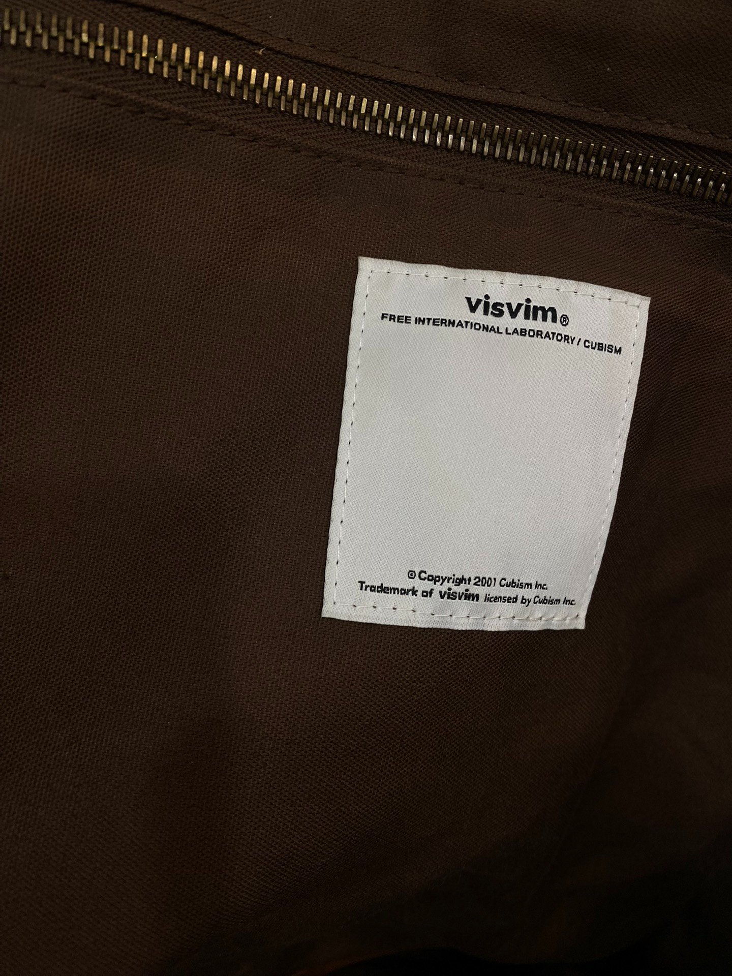 VISVIM 17SS SPOT HOMER TOTE L — back