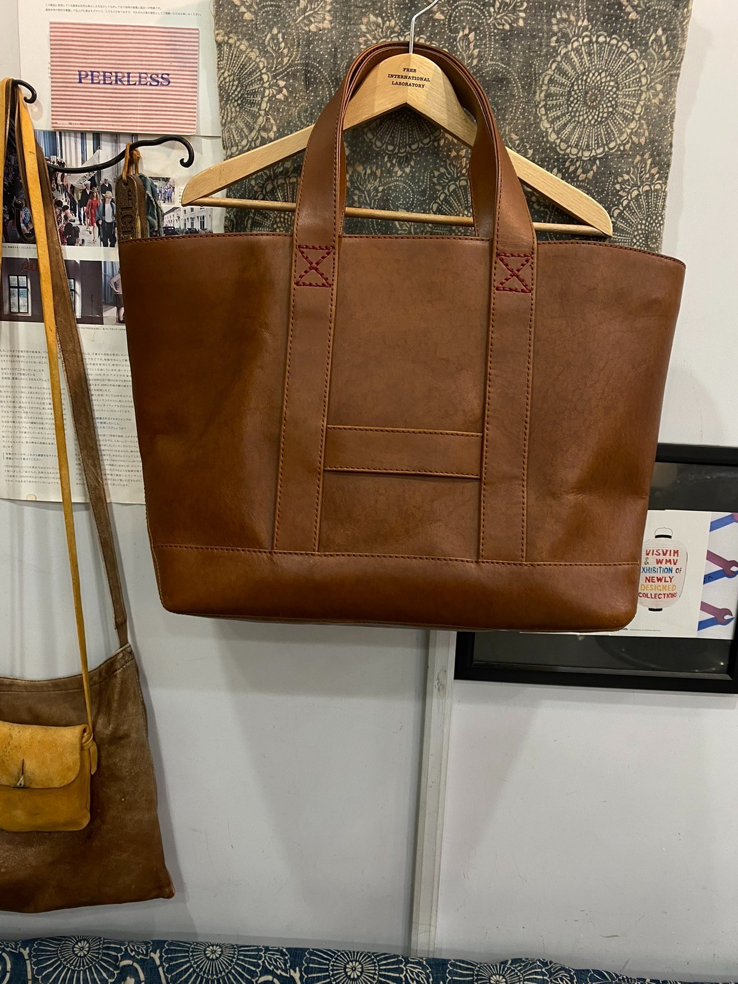 VISVIM 17SS SPOT HOMER TOTE L — front