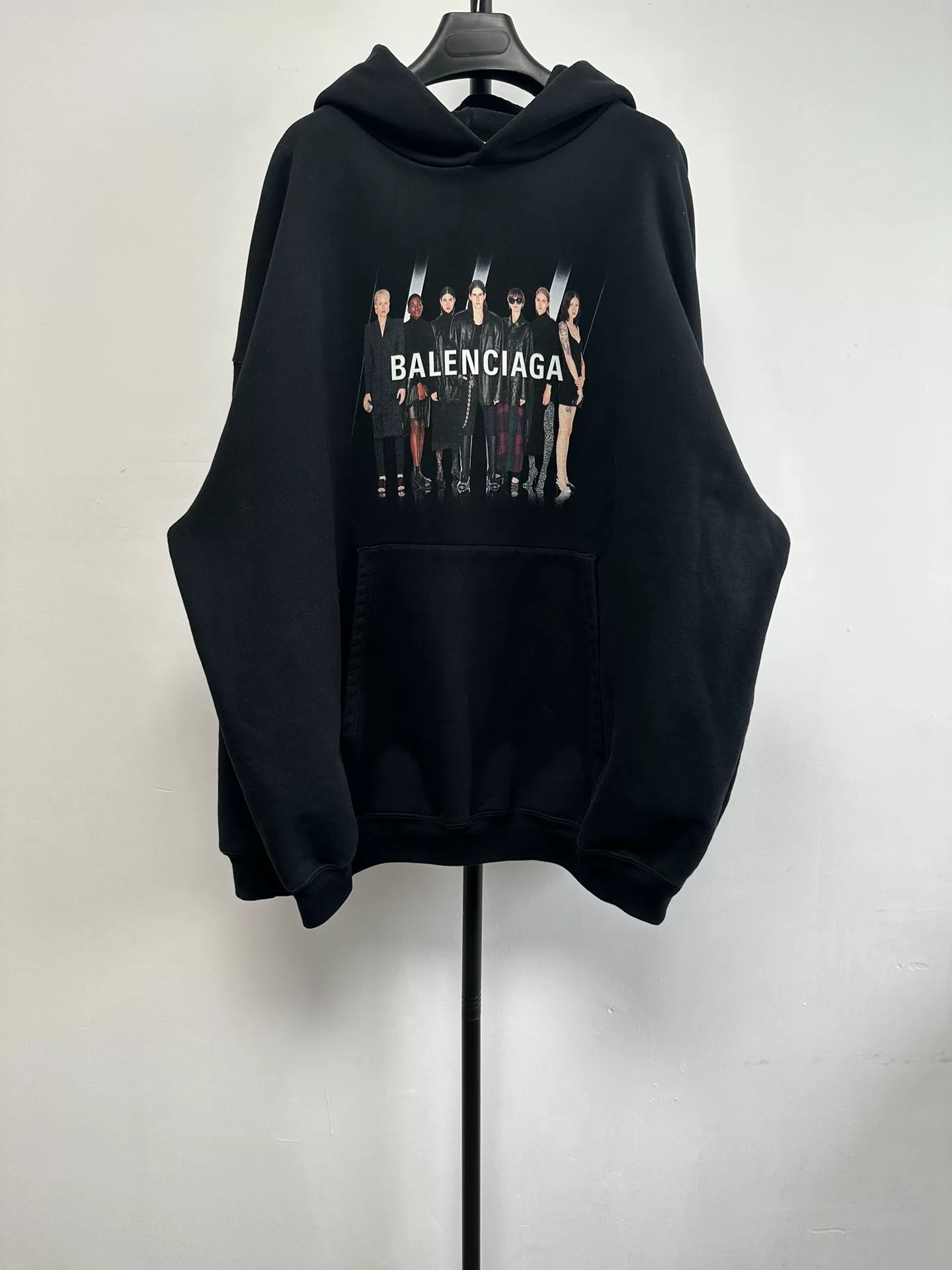 Balenciaga Character Print Oversized Hoodie