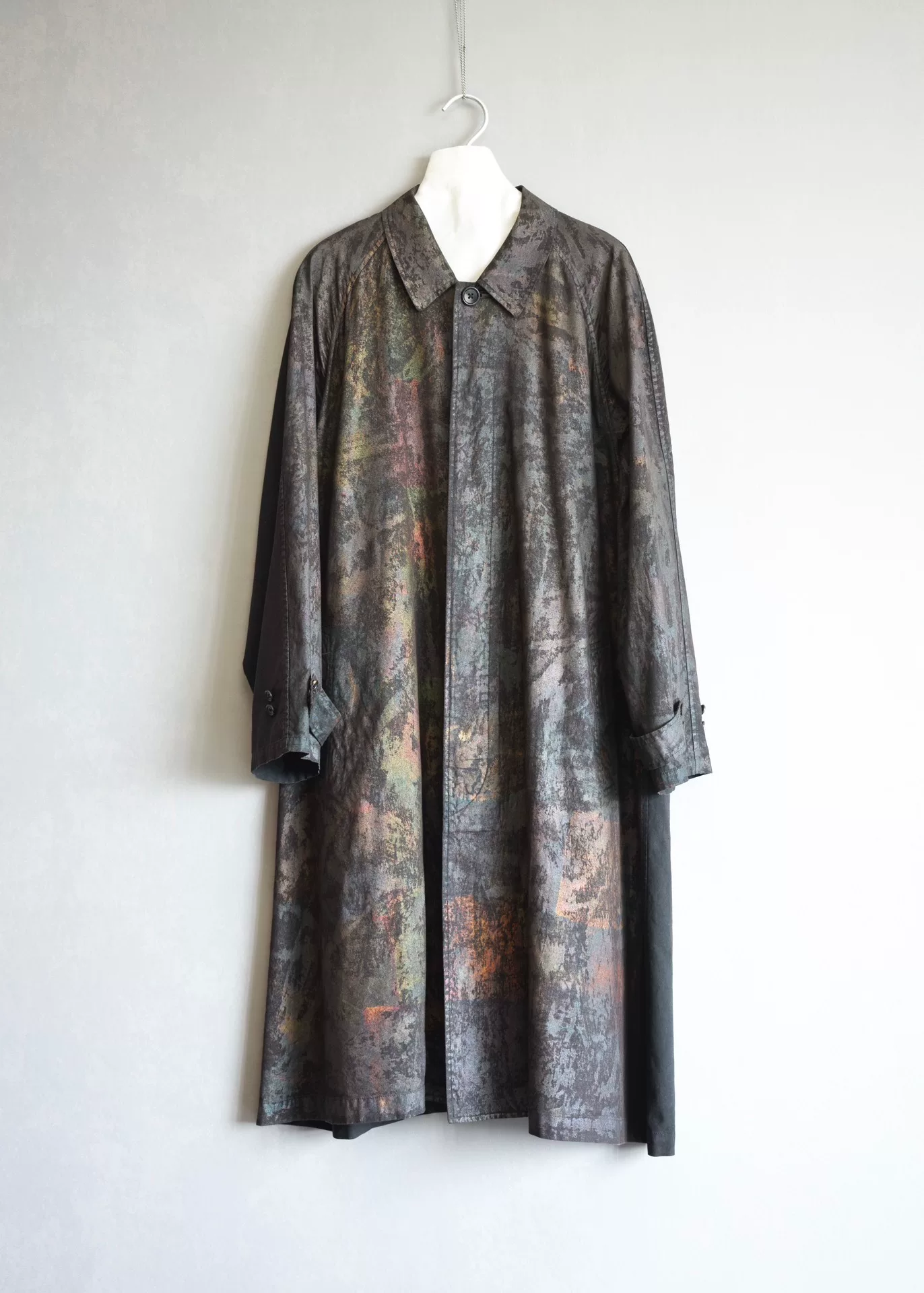 Yohji Yamamoto 80SS Painted Hidden Button Coat