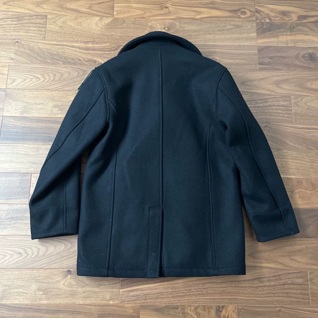 NEIGHBORHOOD Wool Pea Coat — back