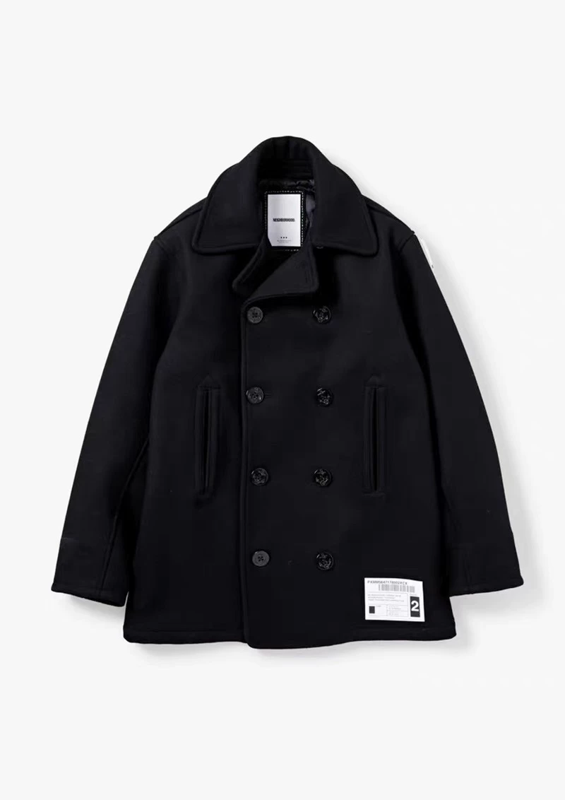 NEIGHBORHOOD Wool Pea Coat