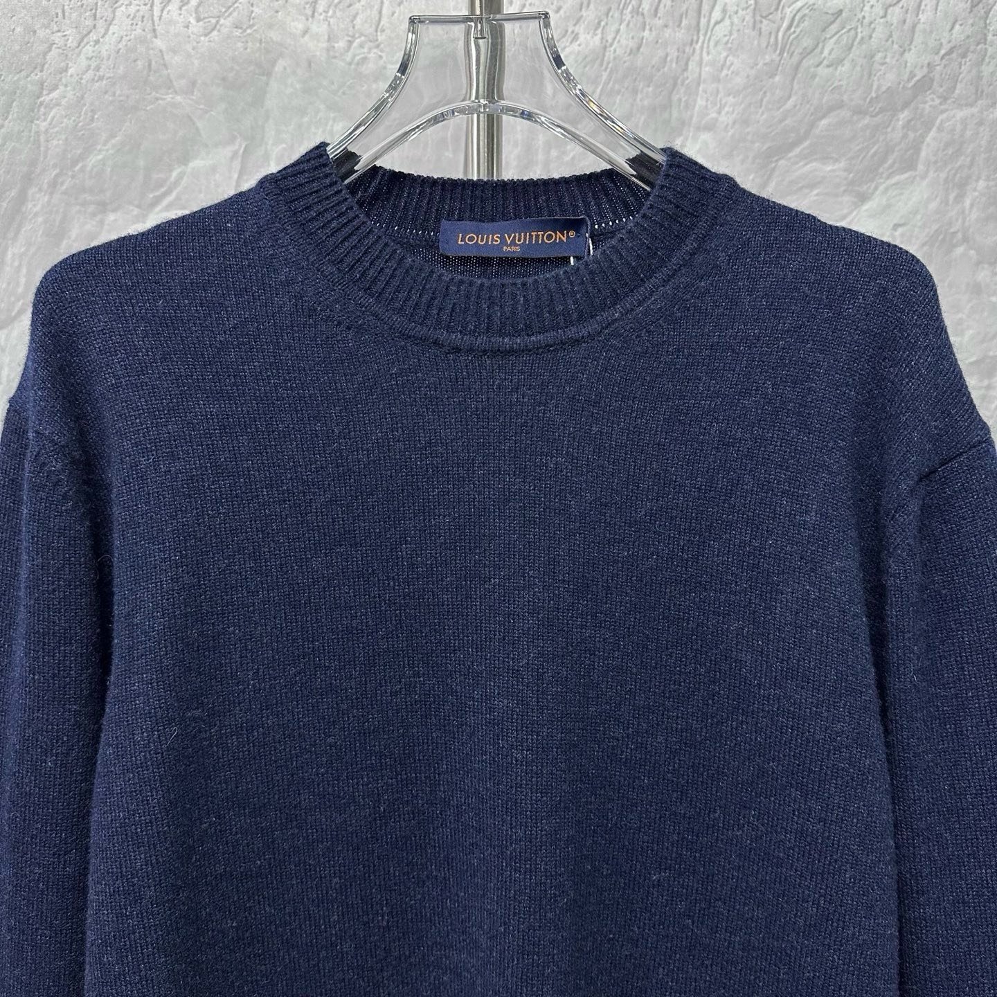 Louis Vuitton SS26 Ski Cuff Logo Sweater — front