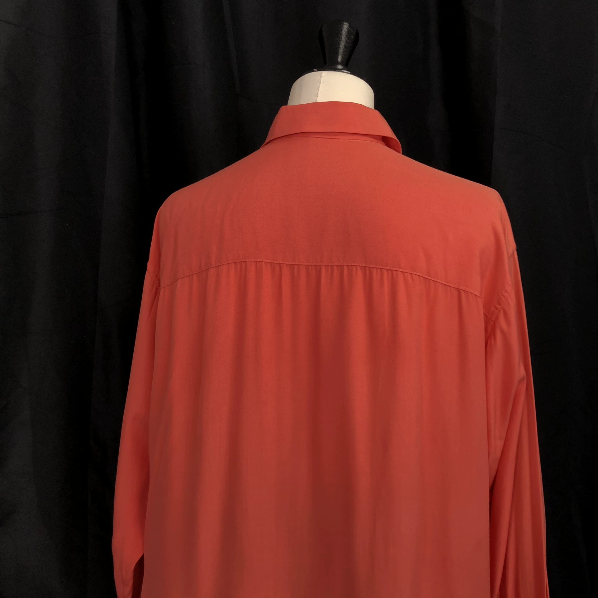 Issey Miyake 1980s Silk Shirt — label