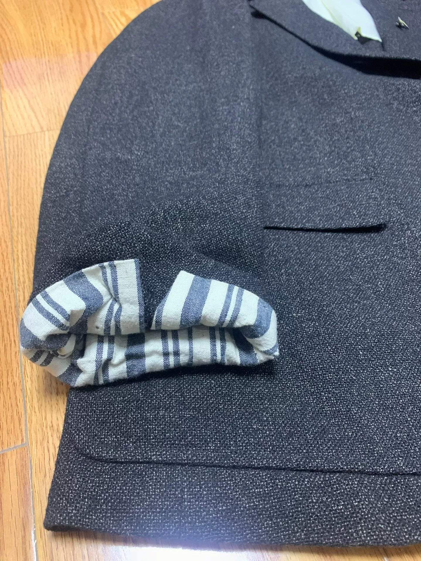 visvim verde tweed blazer — front