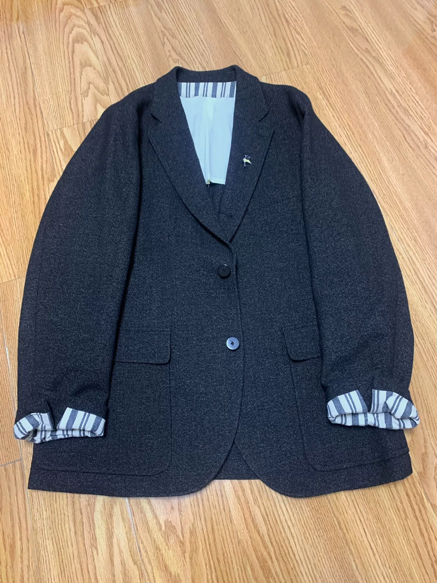visvim verde tweed blazer