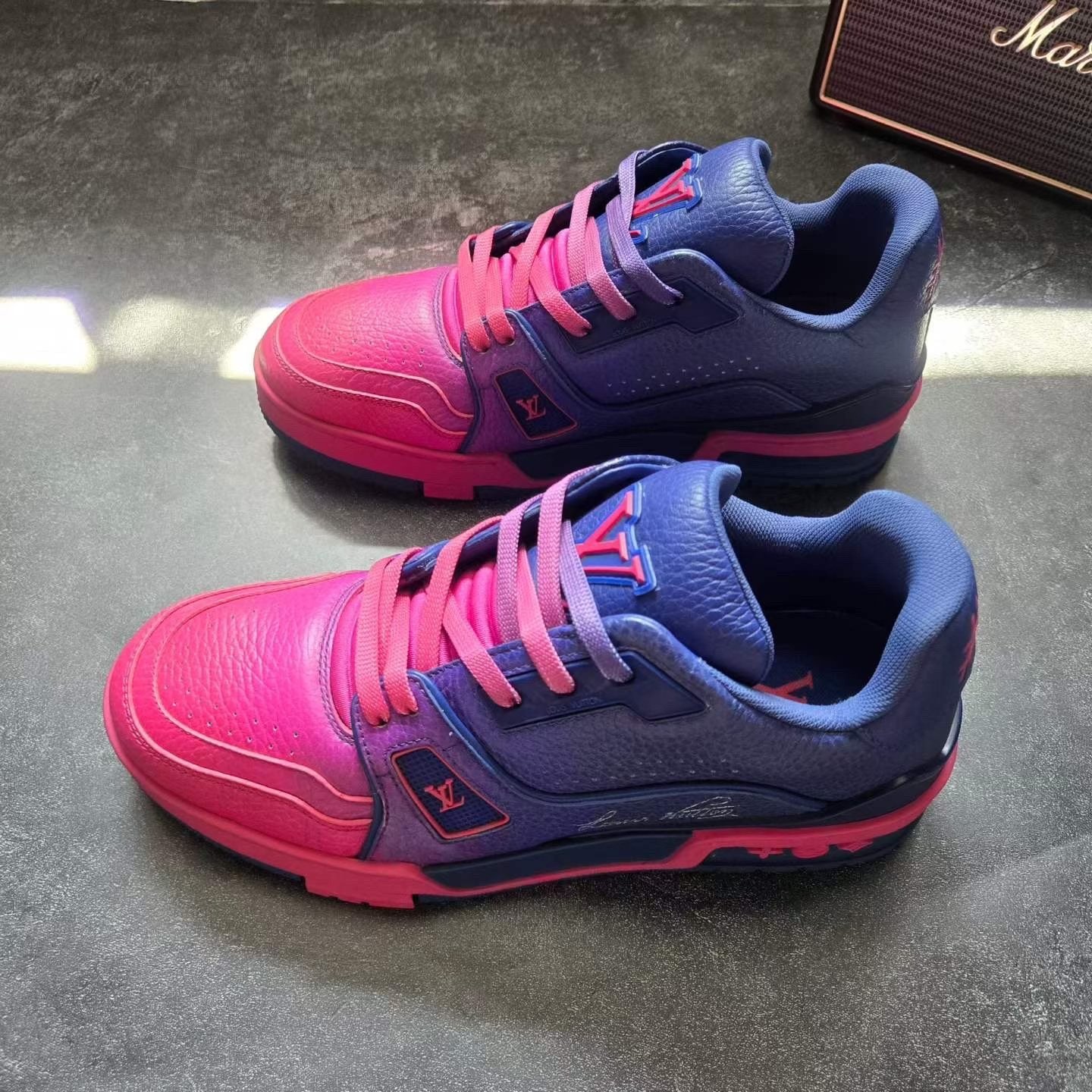 Louis Vuitton LV Trainer Blue-Pink Gradient