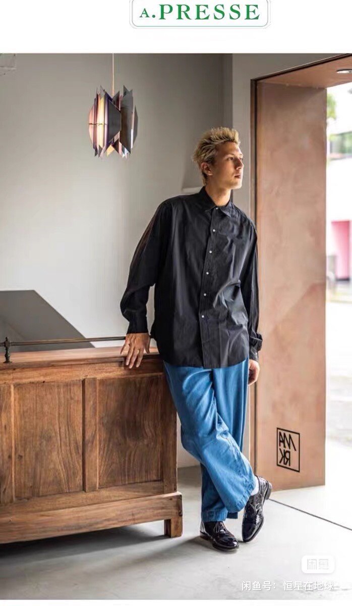 A.PRESSE VINTAGE WORK PANTS — detail
