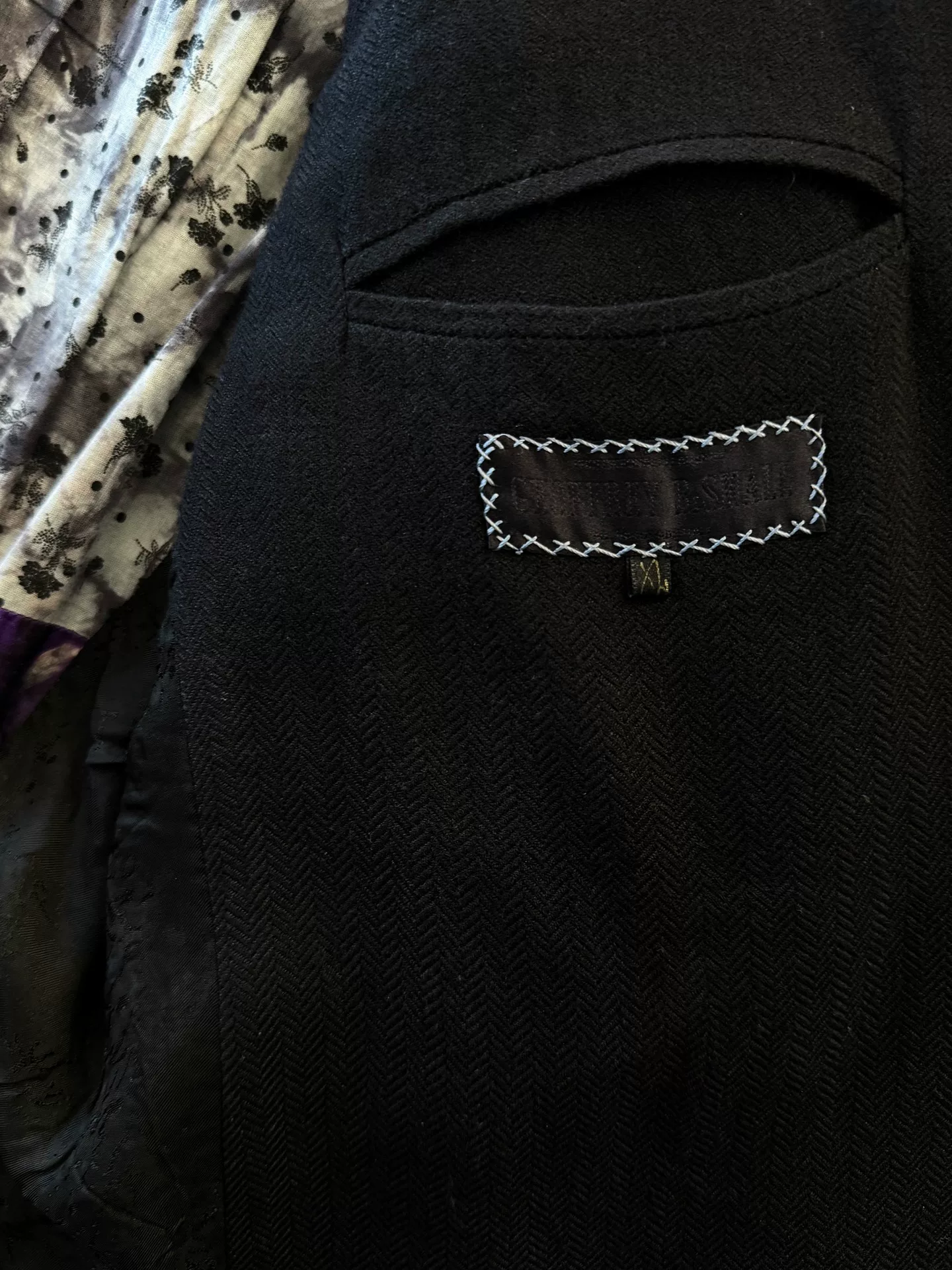 Geoffrey B Small Tony Leung Suit — back