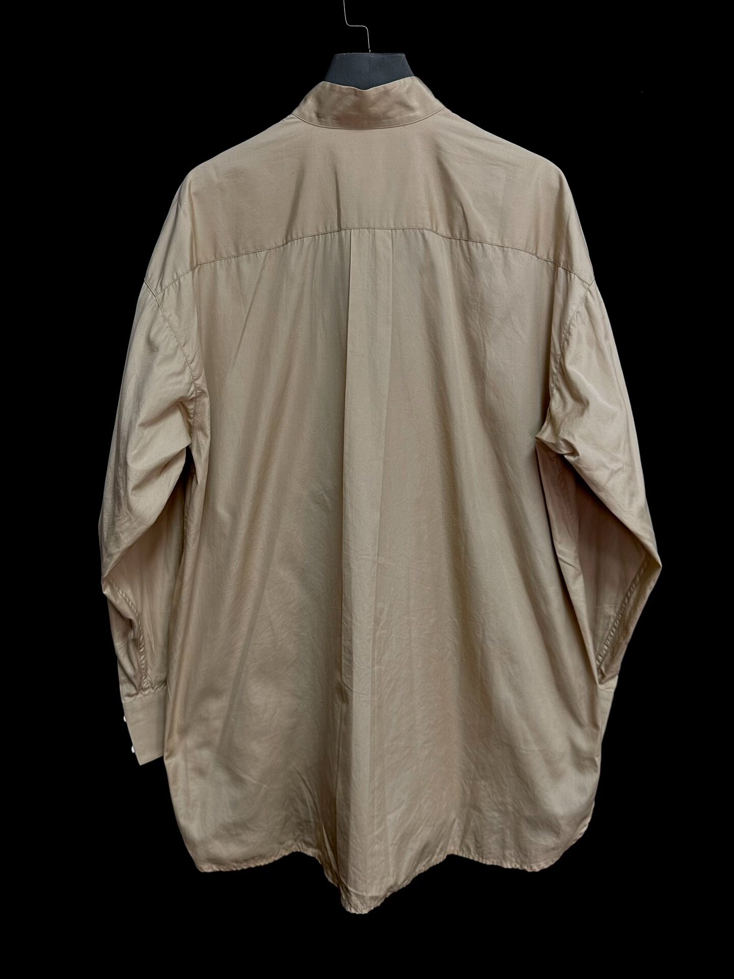 Issey Miyake 1980s Stand Collar Shirt — front