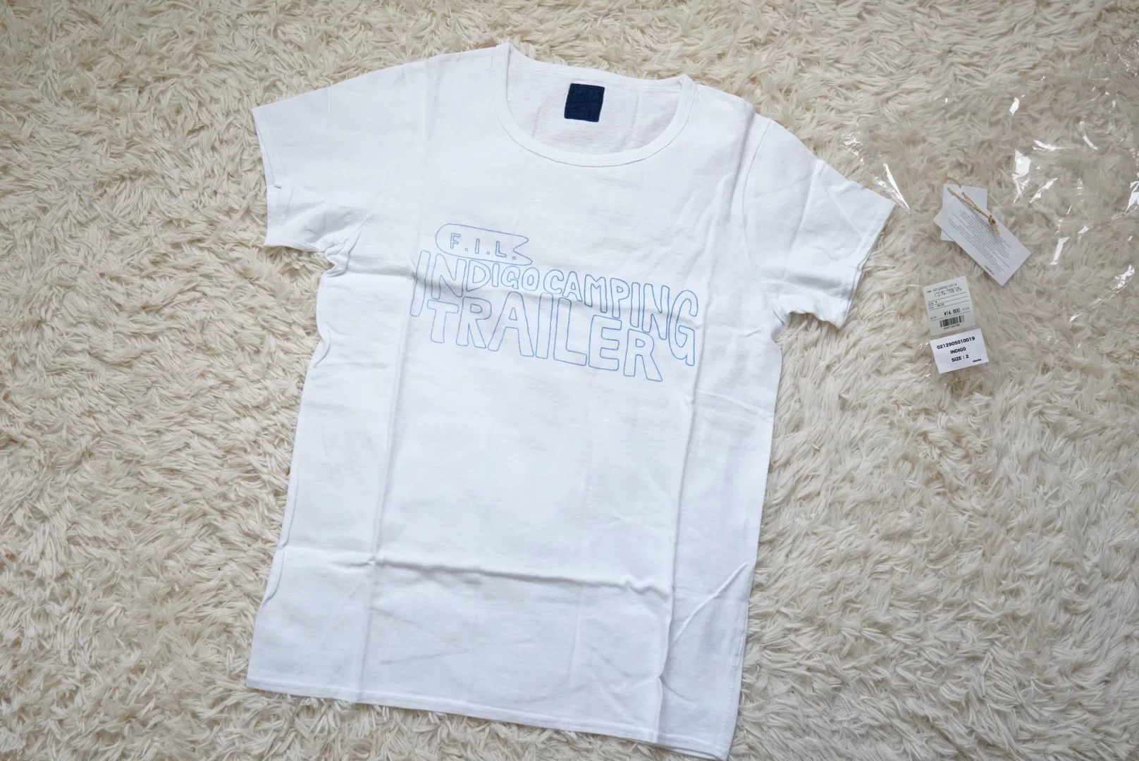 visvim Indigo Camping Trailer Tee — front