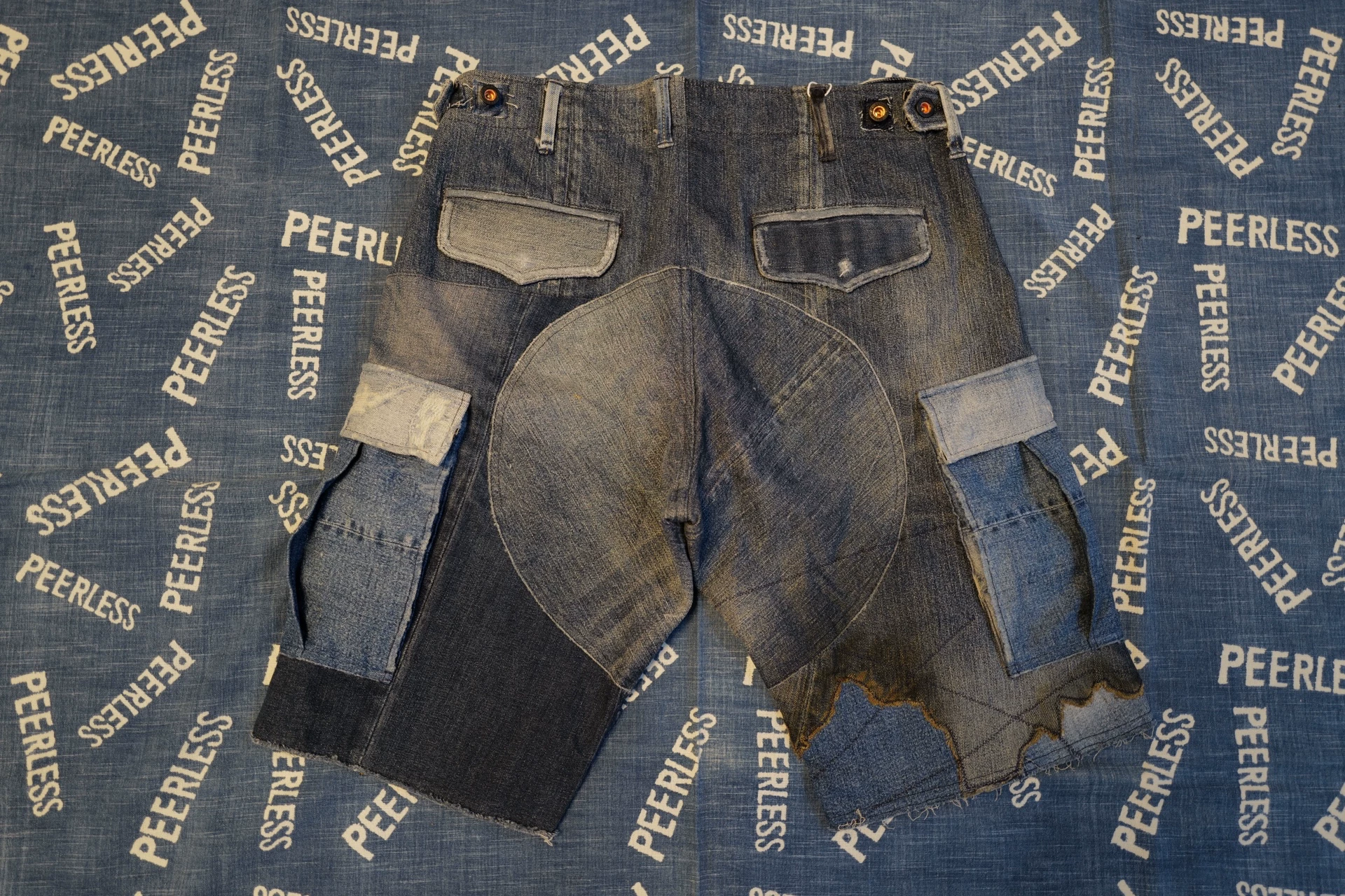 Denham x Denim Doctor Remake Limited Shorts — label