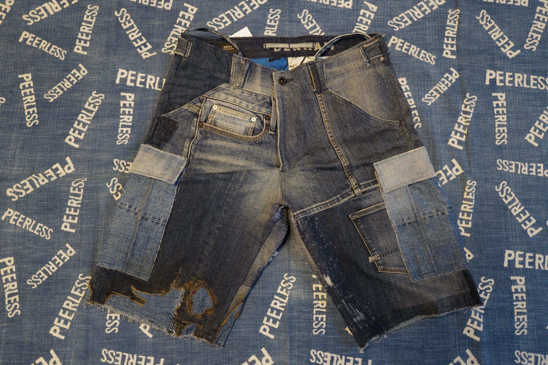 Denham x Denim Doctor Remake Limited Shorts — back