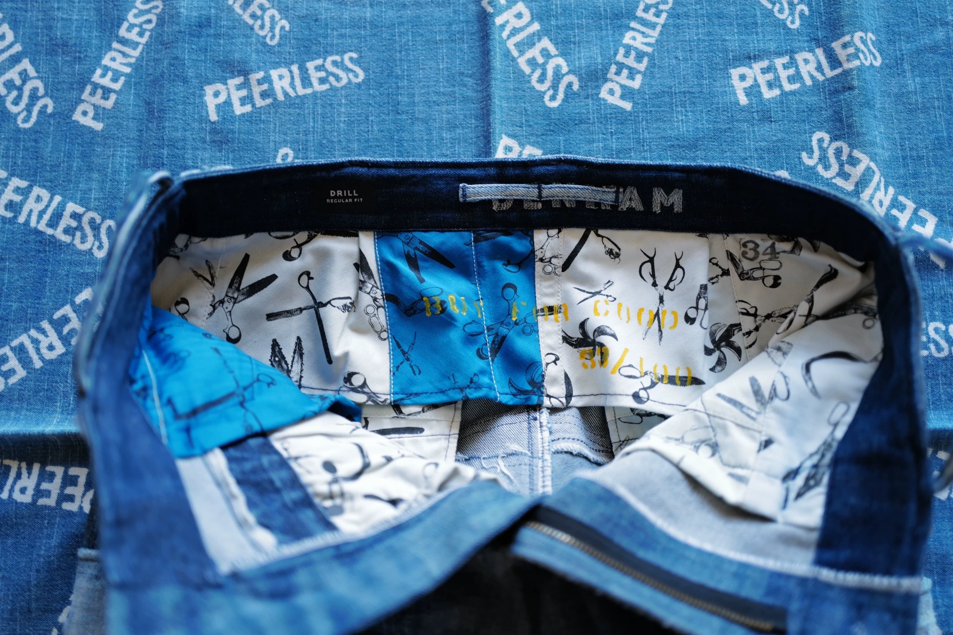 Denham x Denim Doctor Remake Limited Shorts — detail