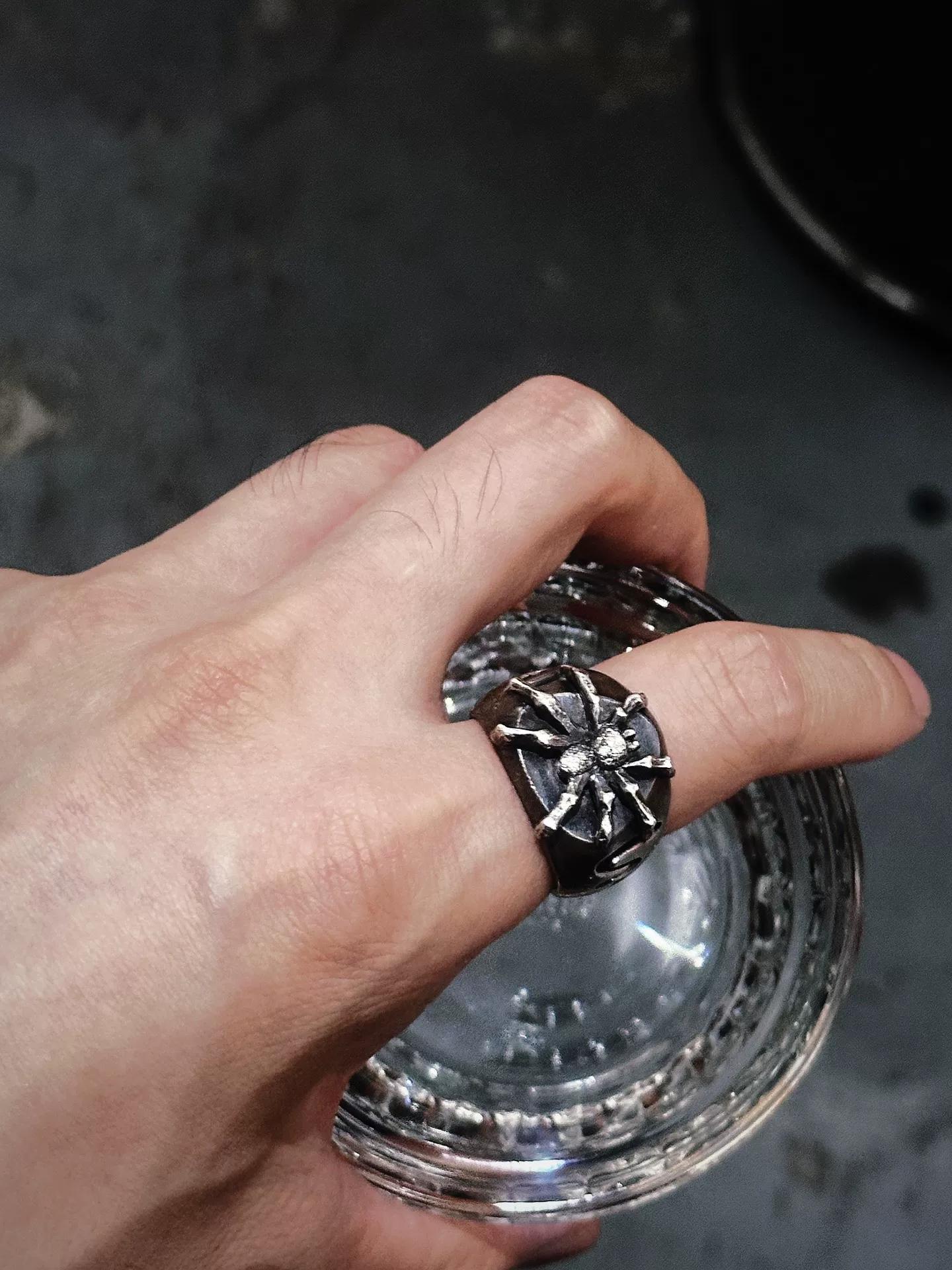 Yohji Yamamoto 2007 Wolf Spider Ring — front