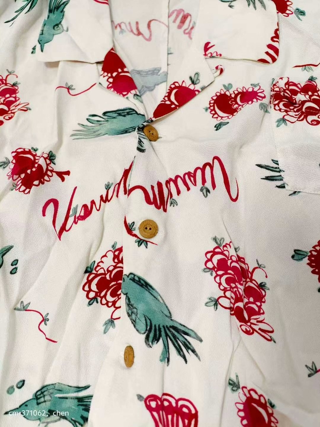 VISVIM 22SS RUANA BLOUSE SUNNYBIRD — front