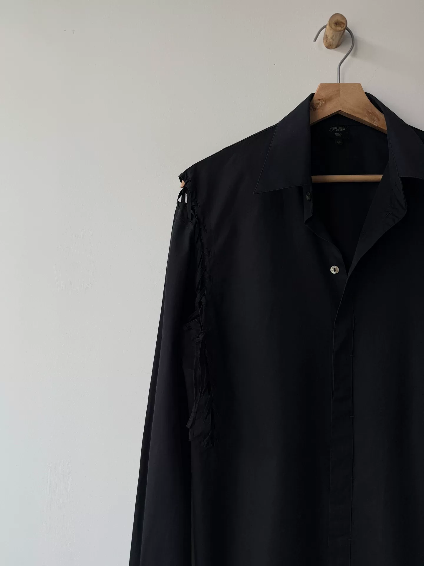 Jean Paul Gaultier Runway Ballet Strap Shirt — detail