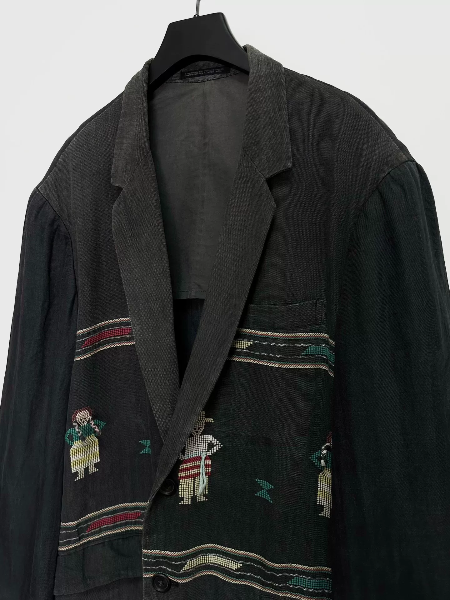 Yohji Yamamoto 92SS Embroidered Show Jacket — back