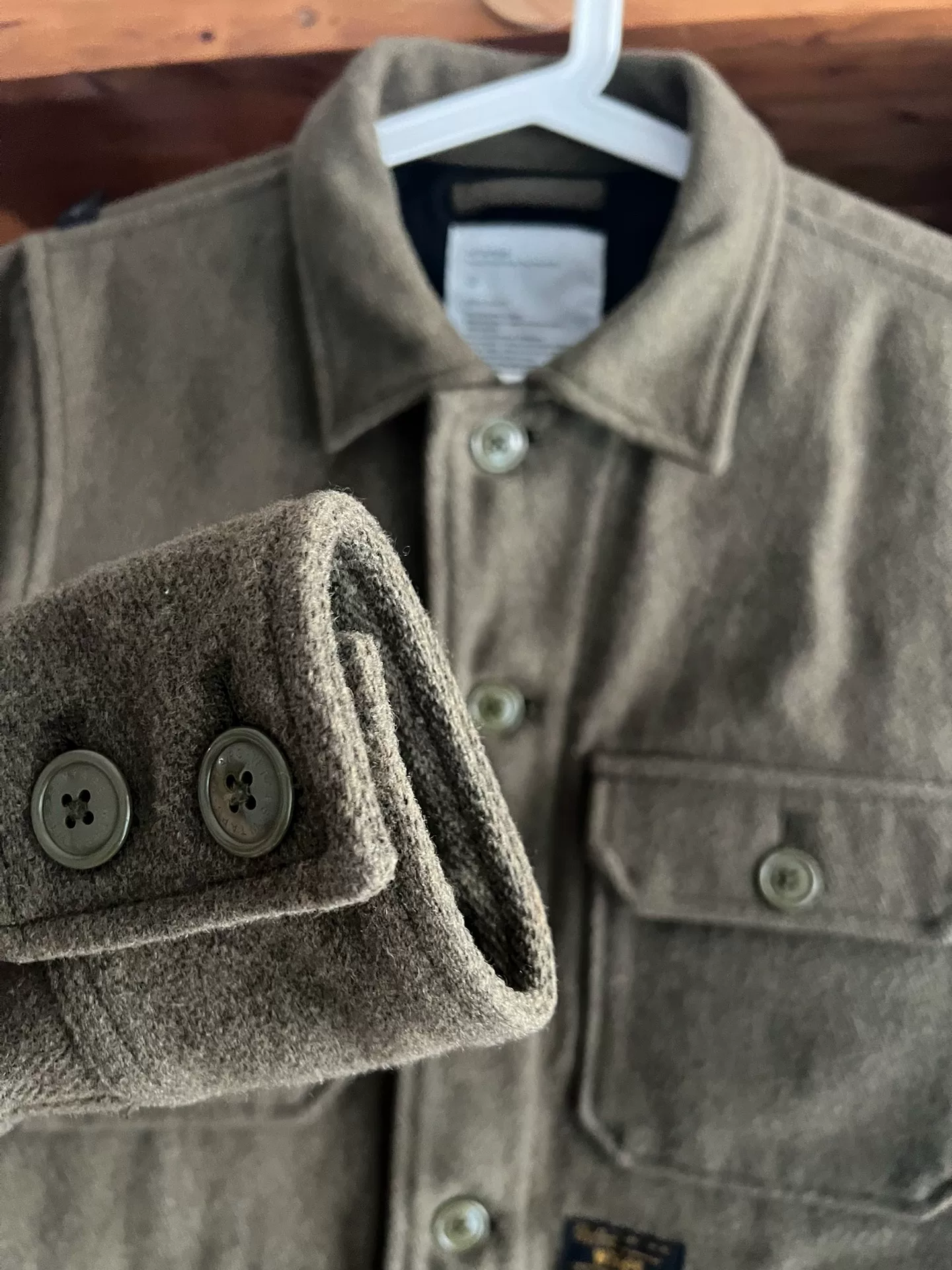 WTAPS Wool Four-Pocket Jacket — back